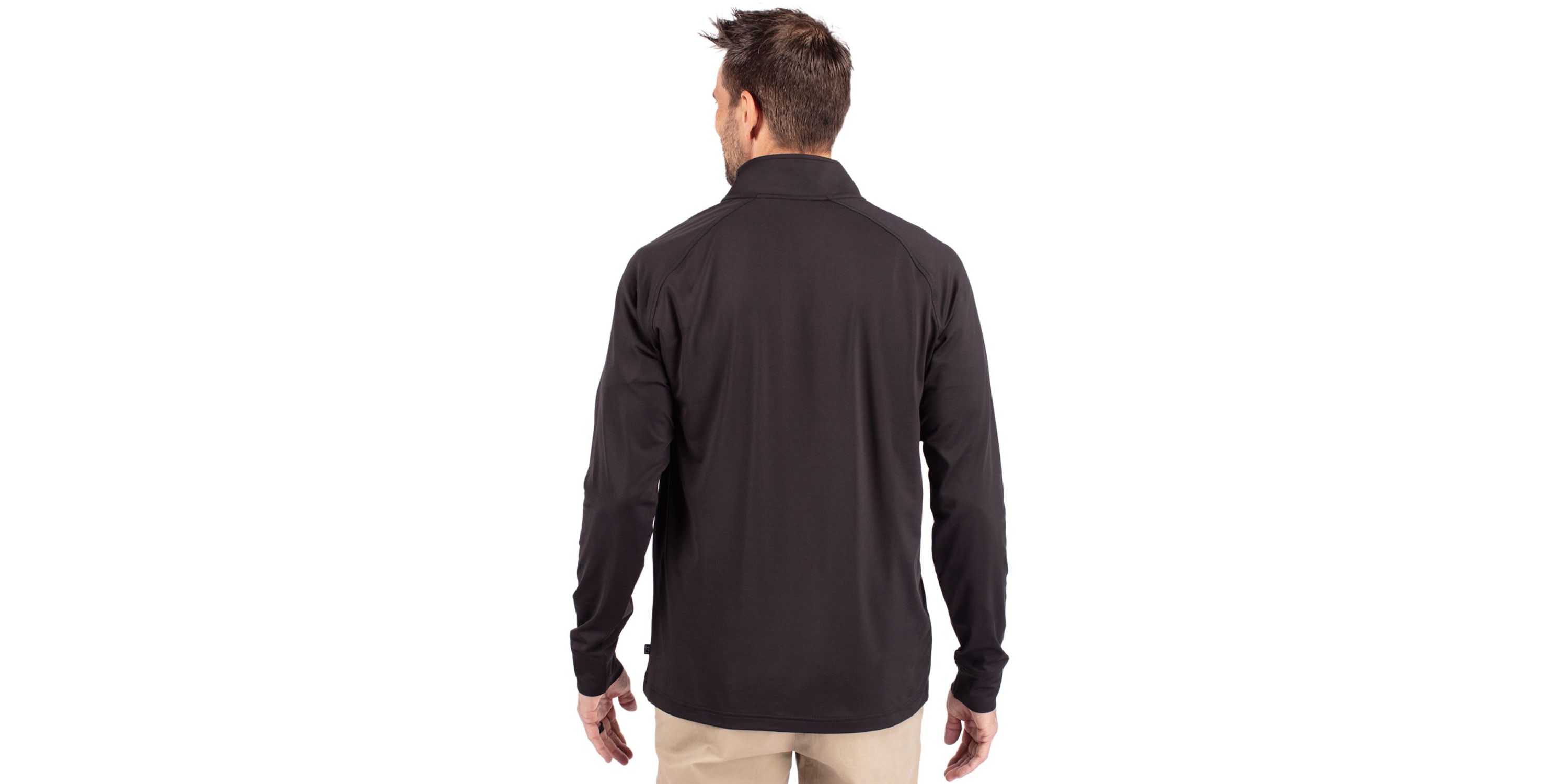 Big & Tall Cutter & Buck Adapt Eco Knit Stretch Recycled Mens Quarter Zip Pullover