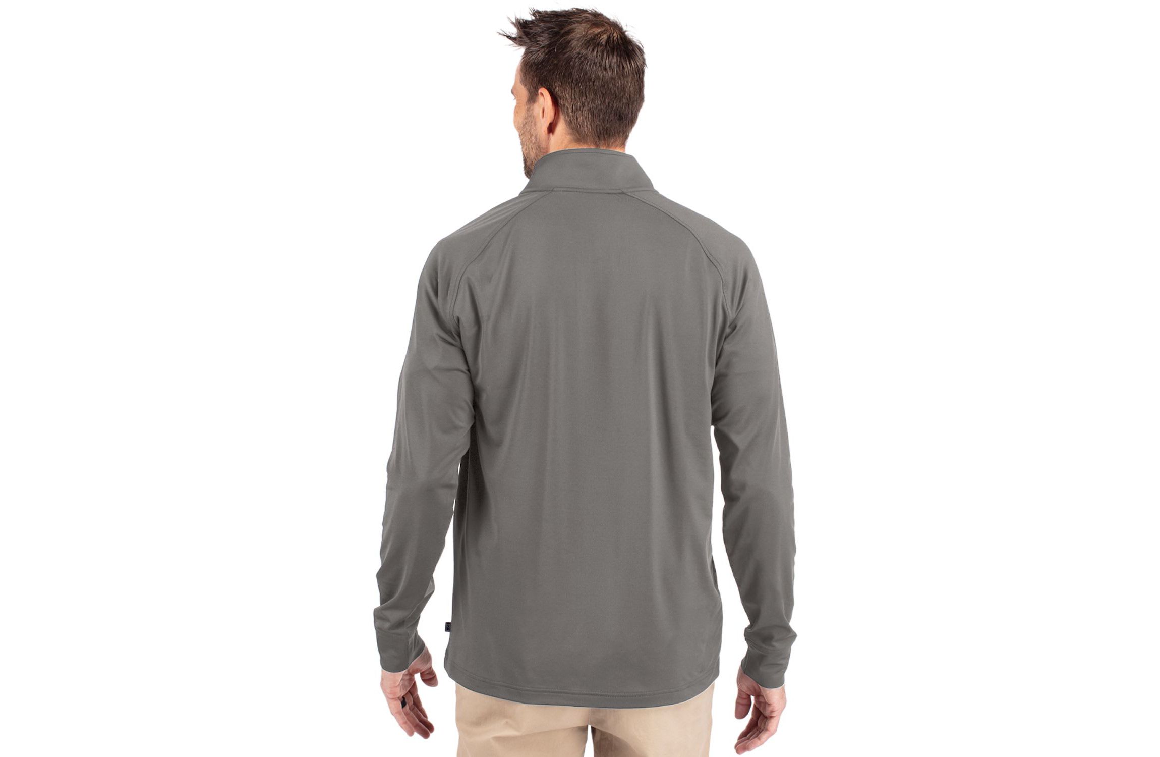 Big & Tall Cutter & Buck Adapt Eco Knit Stretch Recycled Mens Quarter Zip Pullover