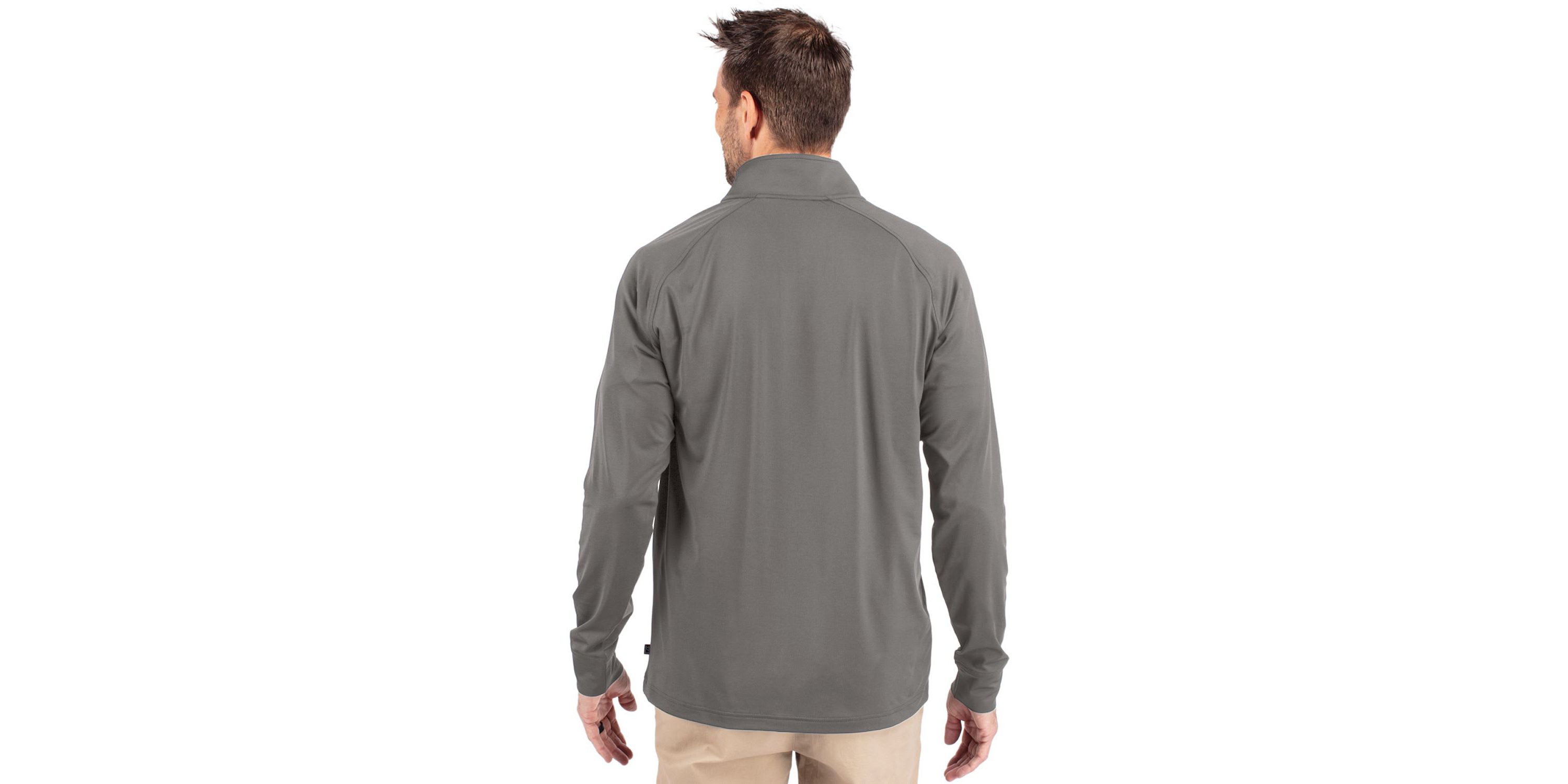 Big & Tall Cutter & Buck Adapt Eco Knit Stretch Recycled Mens Quarter Zip Pullover