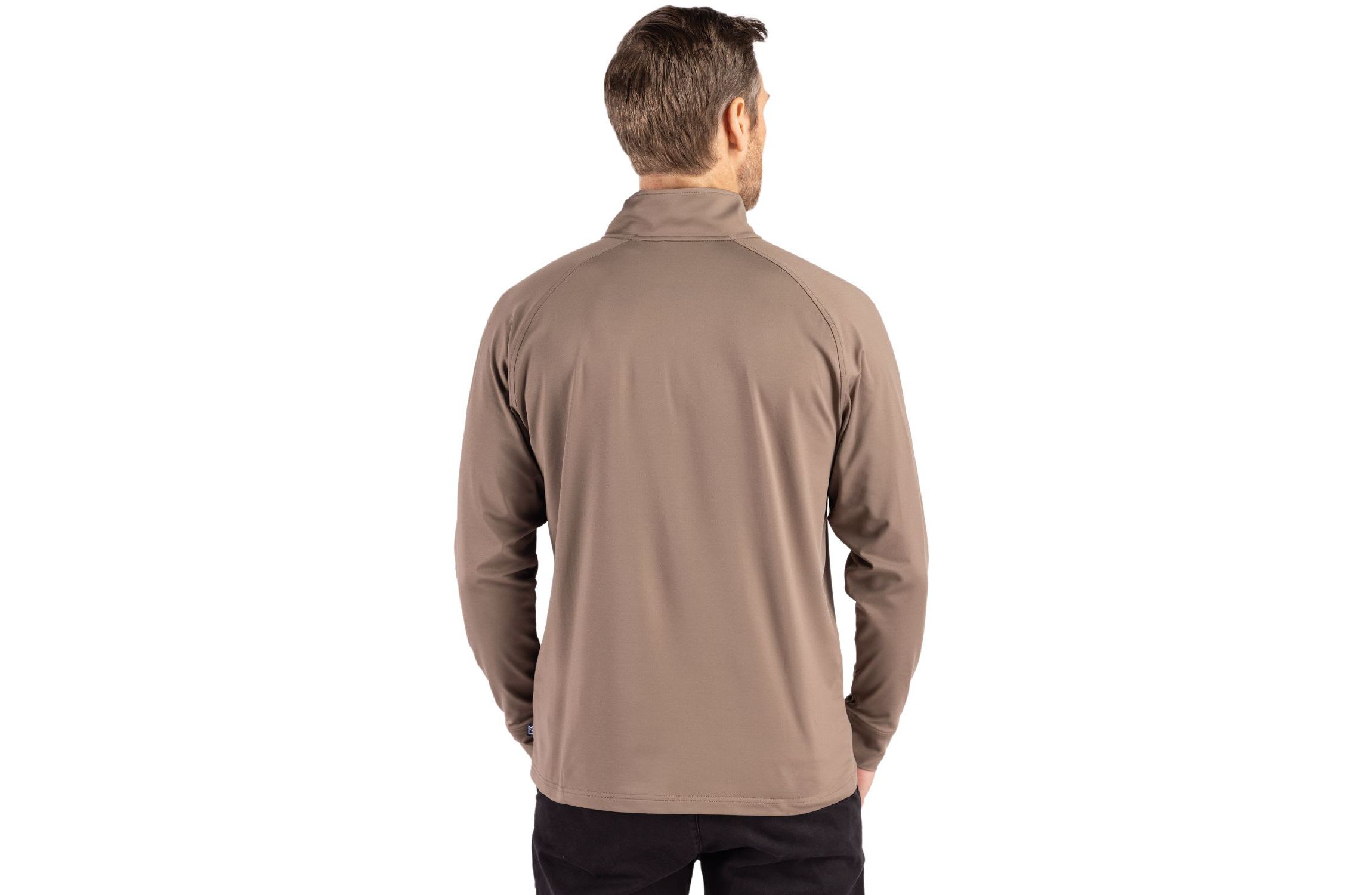 Big & Tall Cutter & Buck Adapt Eco Knit Stretch Recycled Mens Quarter Zip Pullover