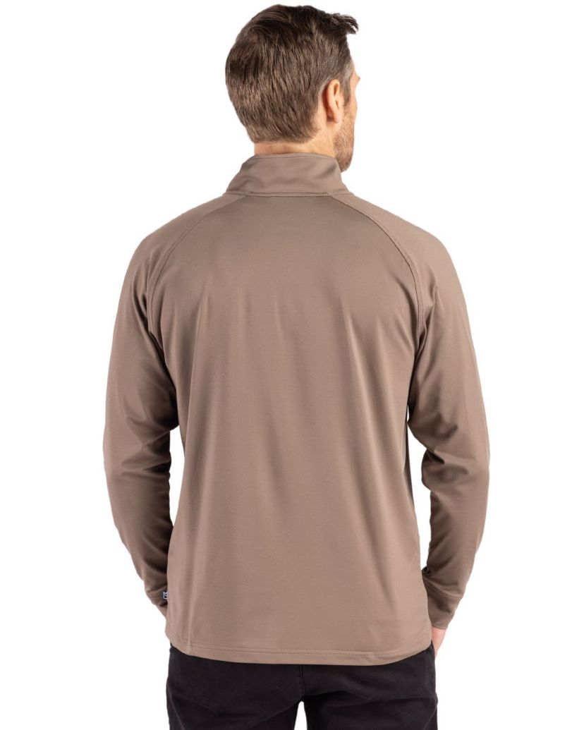 Big & Tall Cutter & Buck Adapt Eco Knit Stretch Recycled Mens Quarter Zip Pullover