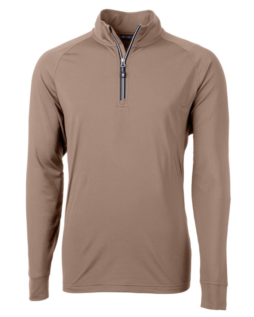 Big & Tall Cutter & Buck Adapt Eco Knit Stretch Recycled Mens Quarter Zip Pullover