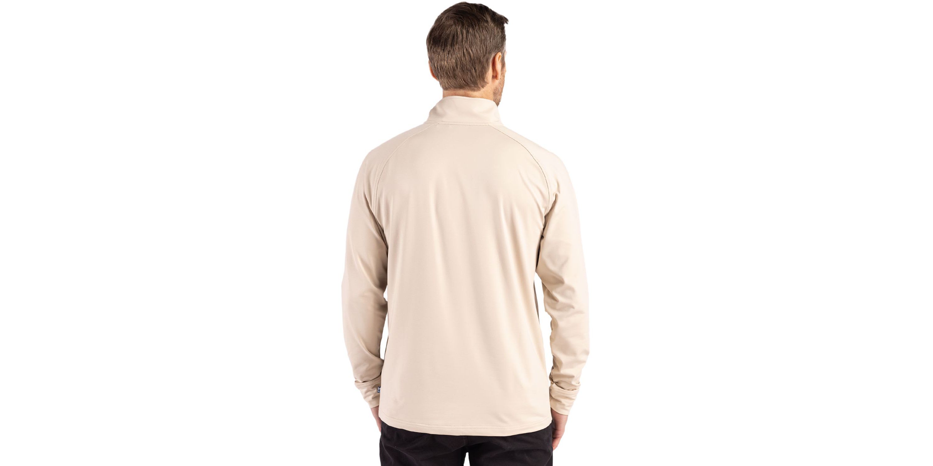 Big & Tall Cutter & Buck Adapt Eco Knit Stretch Recycled Mens Quarter Zip Pullover
