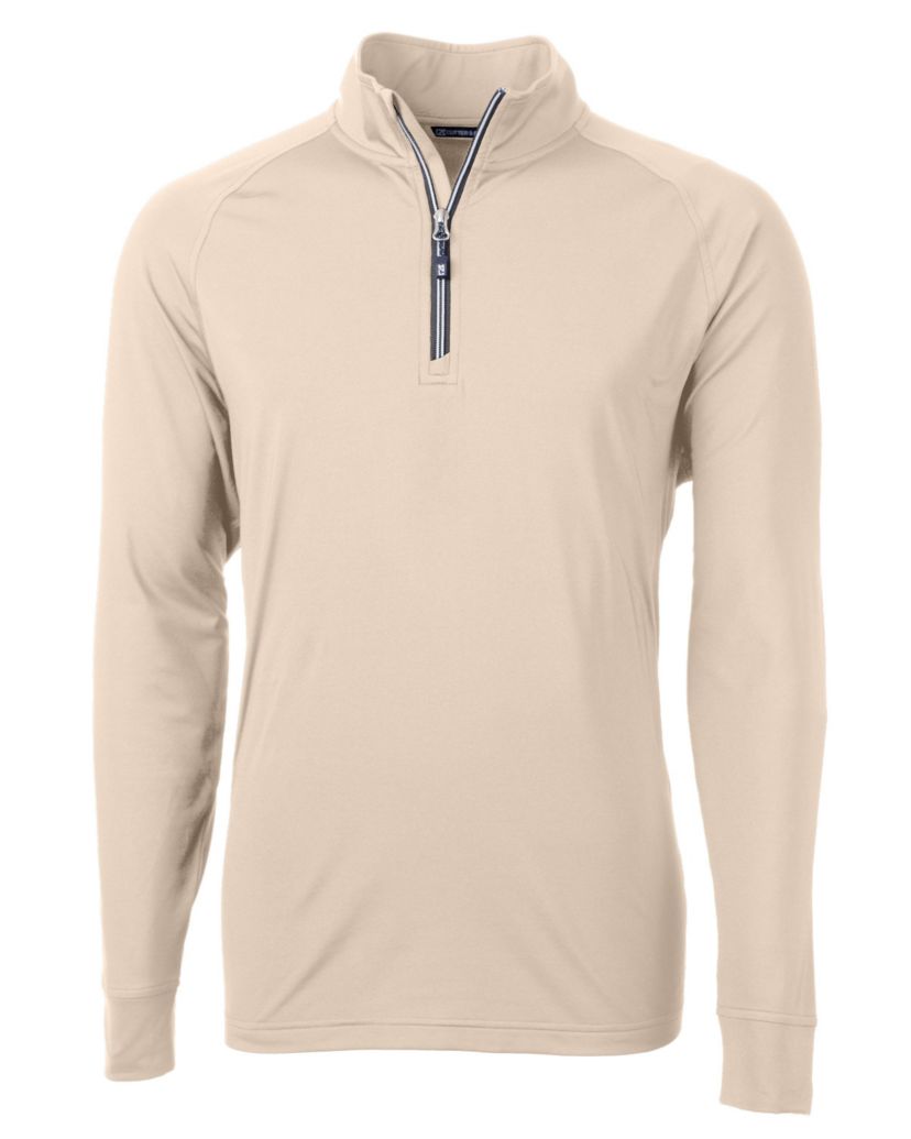Big & Tall Cutter & Buck Adapt Eco Knit Stretch Recycled Mens Quarter Zip Pullover