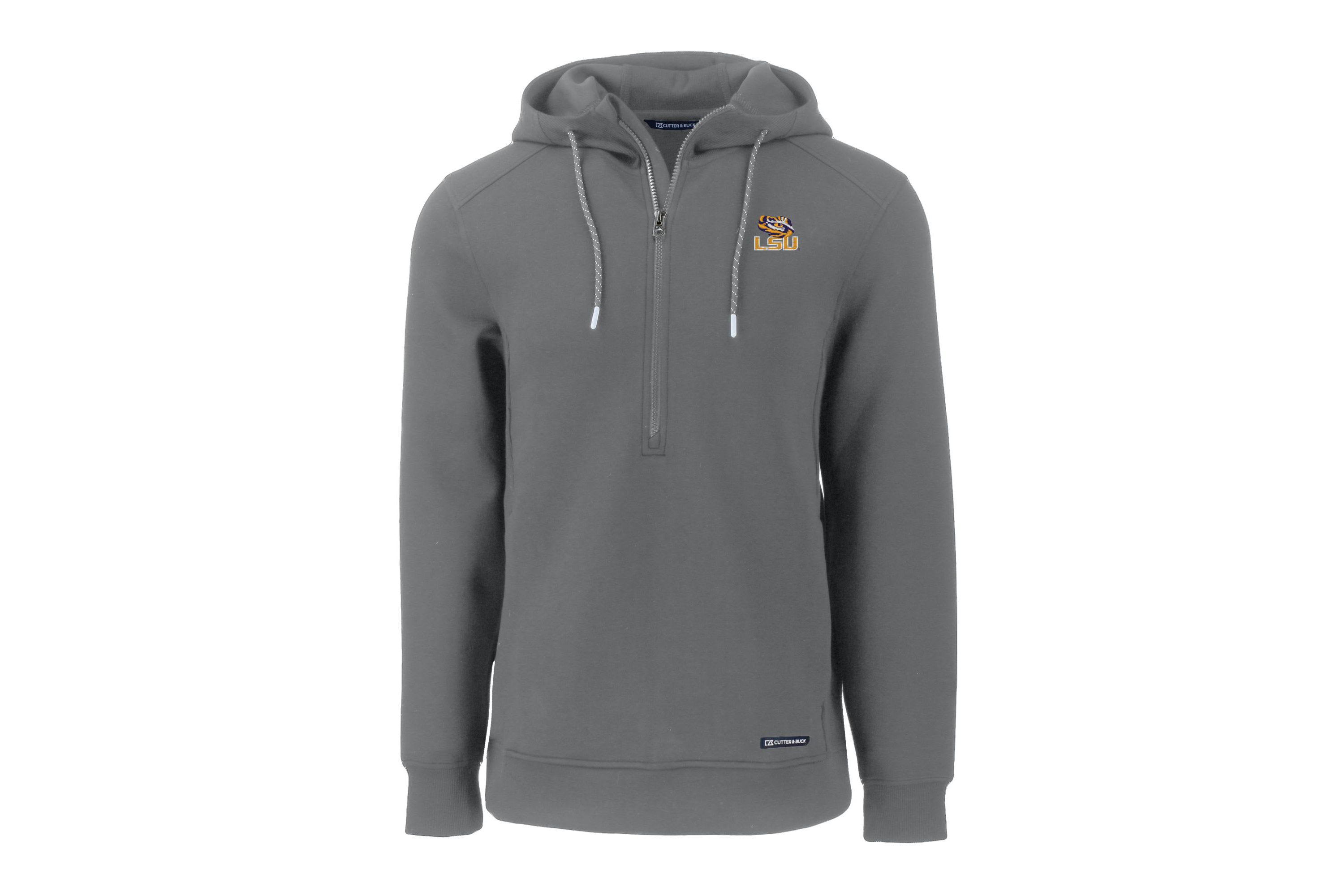 NCAA LSU Tigers Roam Eco Half Zip Recycled Pullover Hoodie