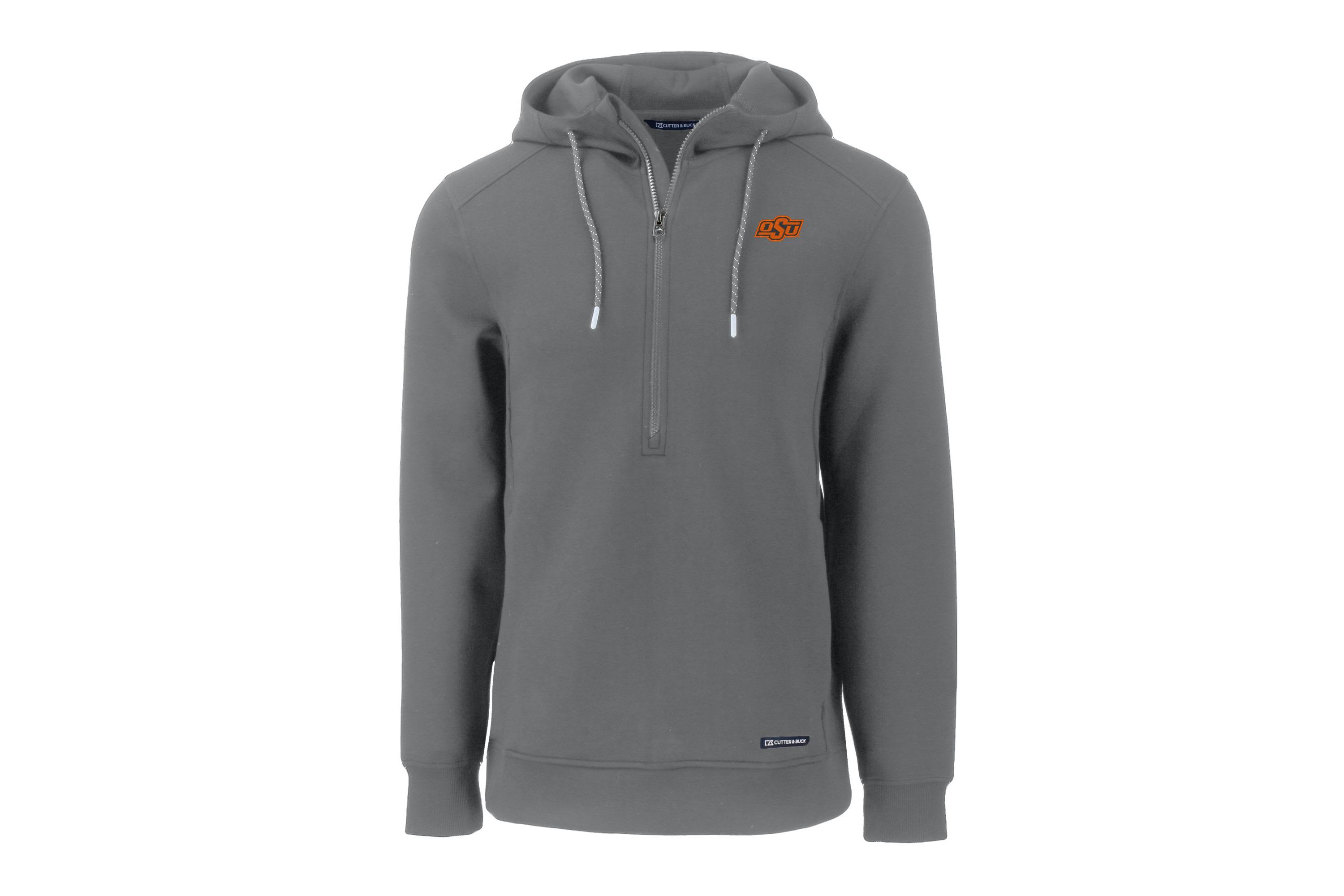 NCAA Oklahoma State Cowboys Roam Eco Half Zip Recycled Pullover Hoodie