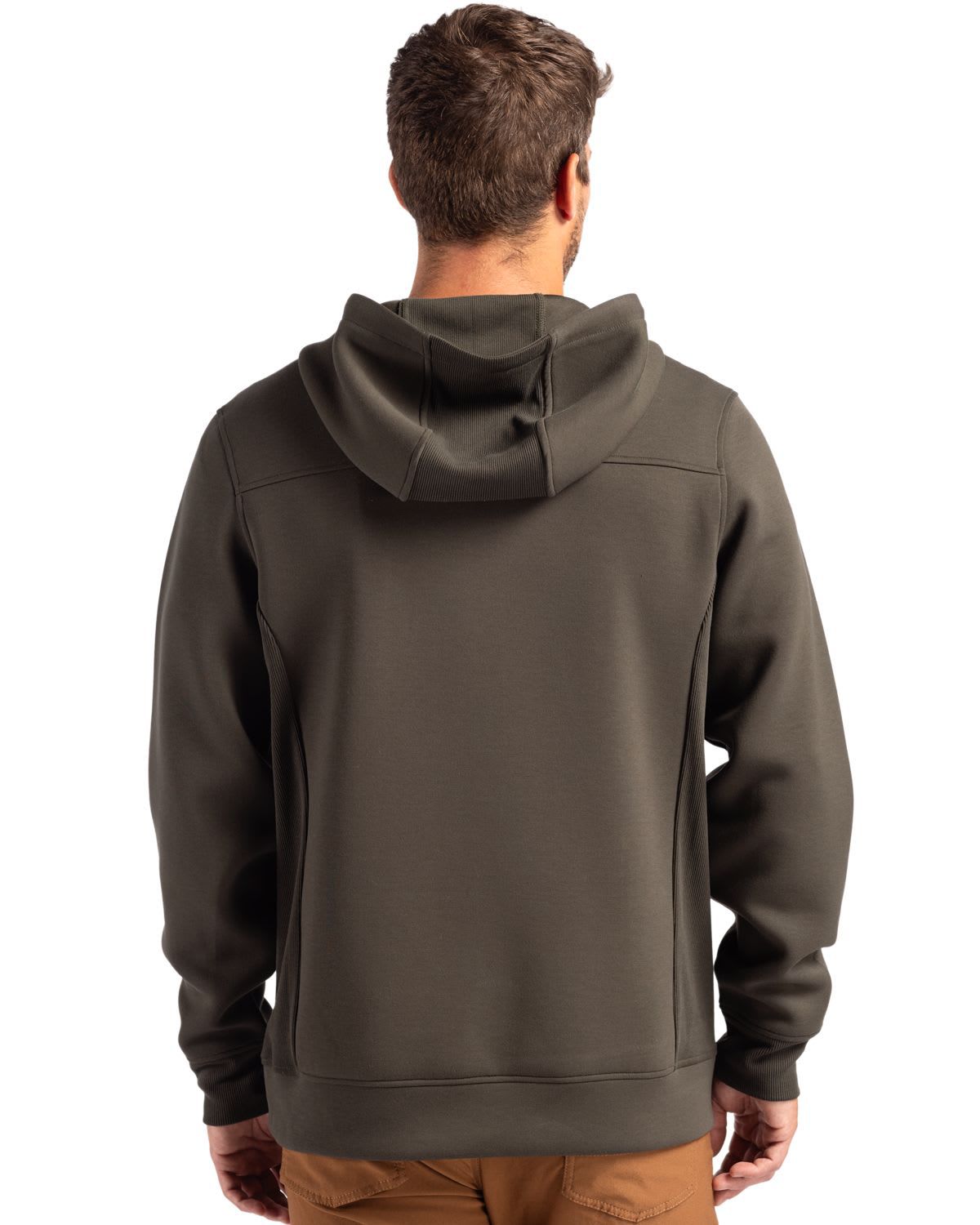 Cutter & Buck Roam Eco Half Zip Recycled Mens Hooded Pullover