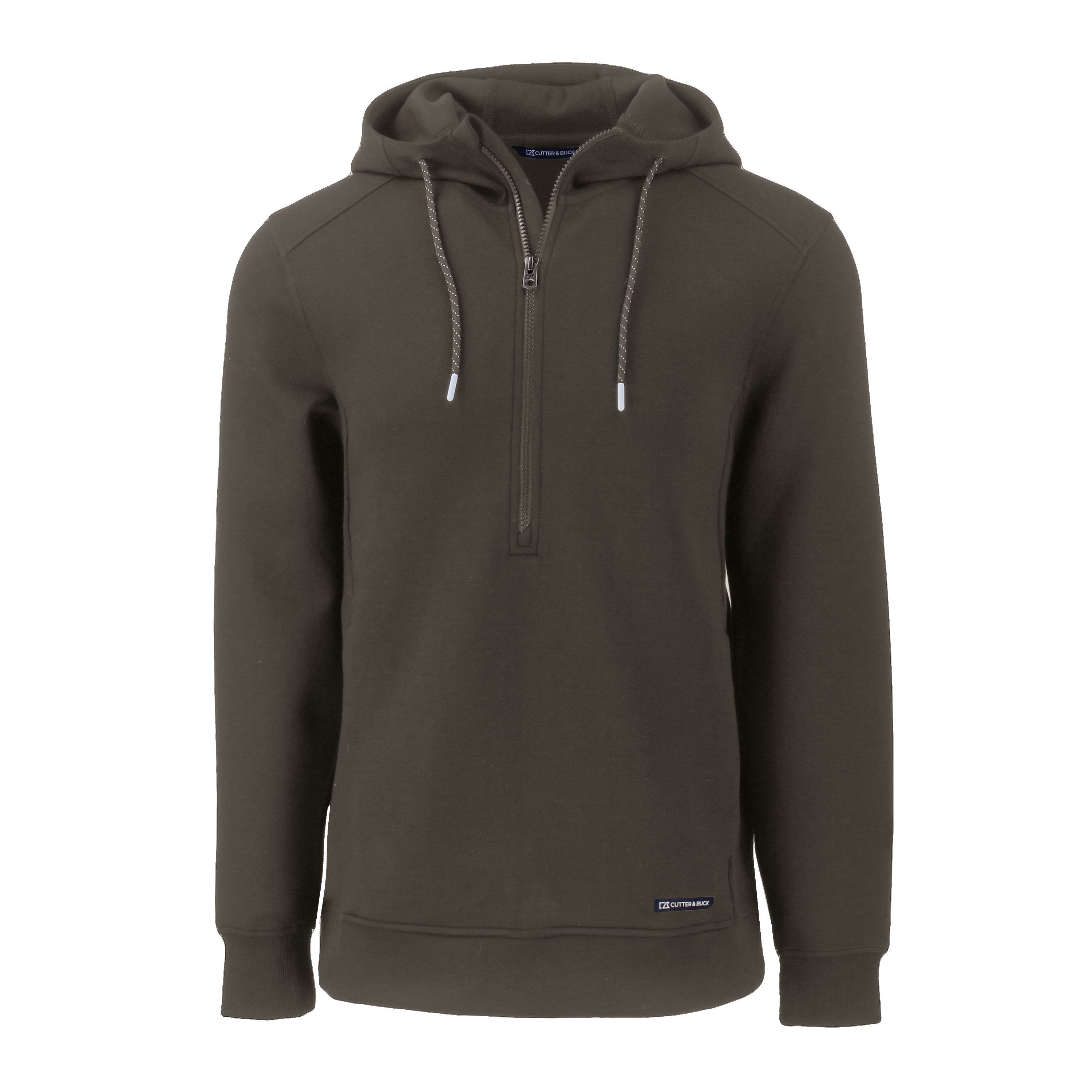 Cutter & Buck Roam Eco Half Zip Recycled Mens Hooded Pullover