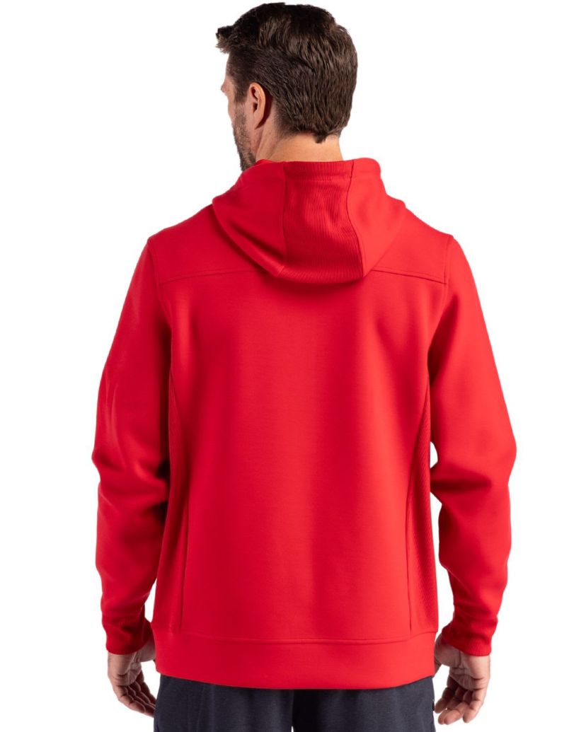 Cutter & Buck Roam Eco Half Zip Recycled Mens Hooded Pullover