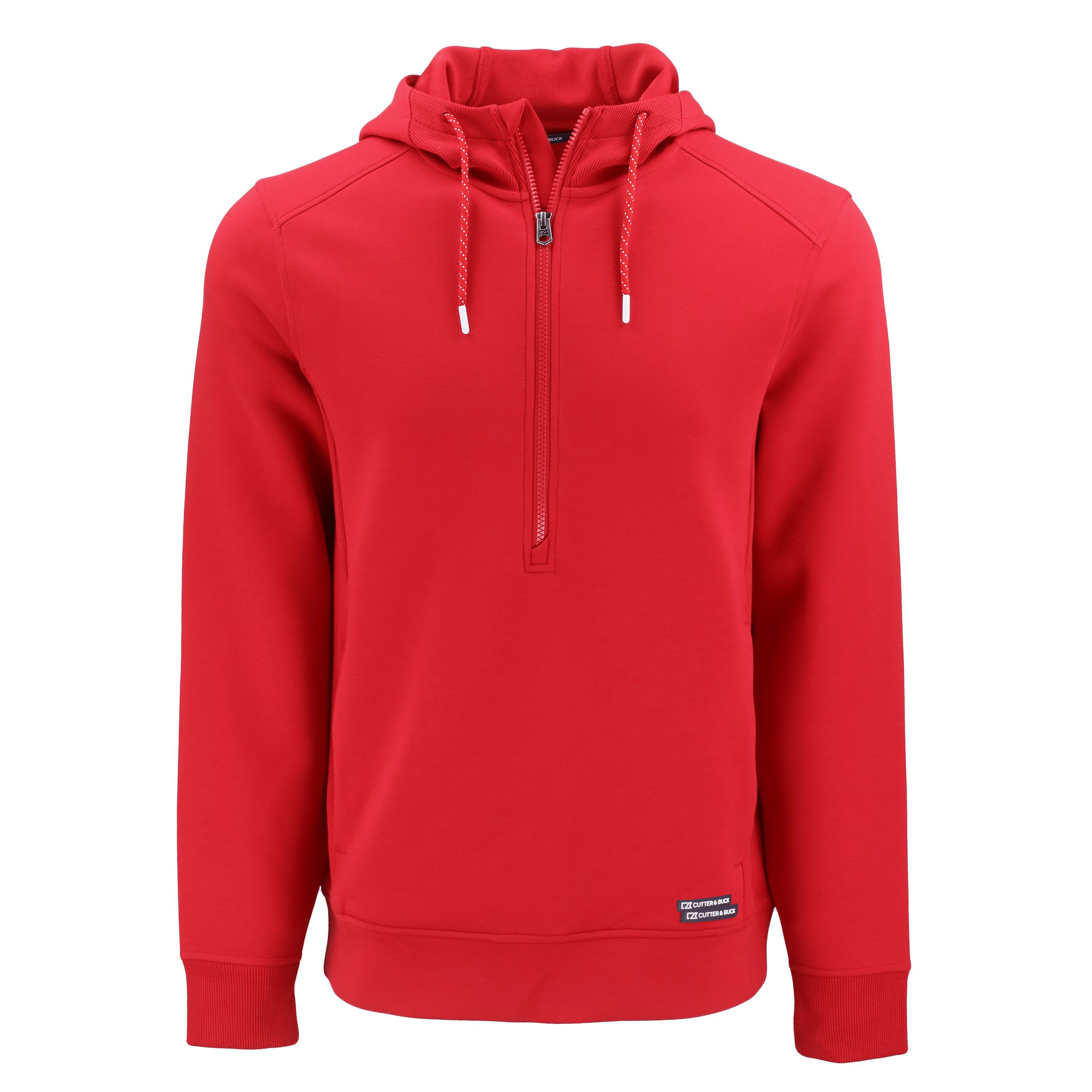 Cutter & Buck Roam Eco Half Zip Recycled Mens Hooded Pullover