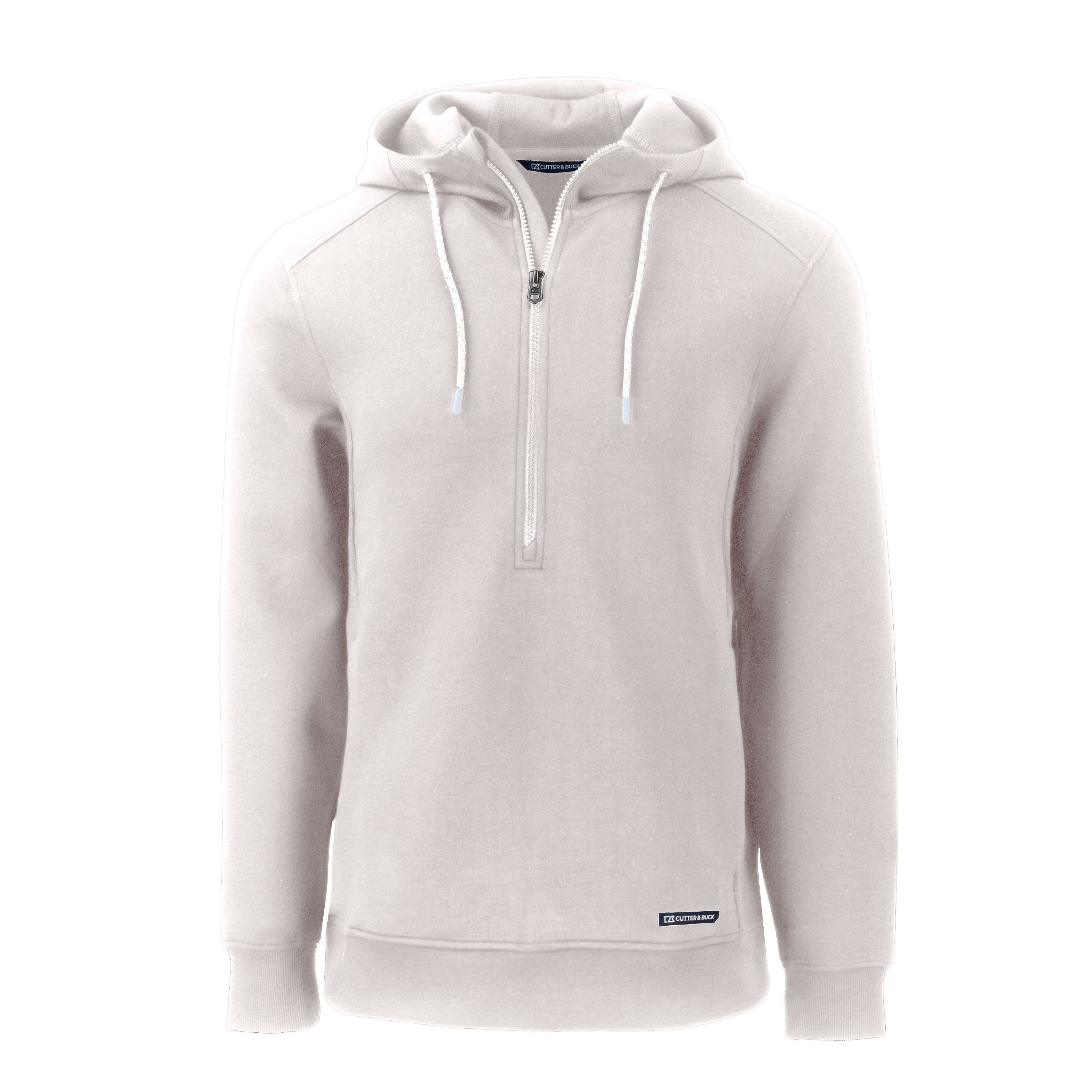Cutter & Buck Roam Eco Half Zip Recycled Mens Hooded Pullover