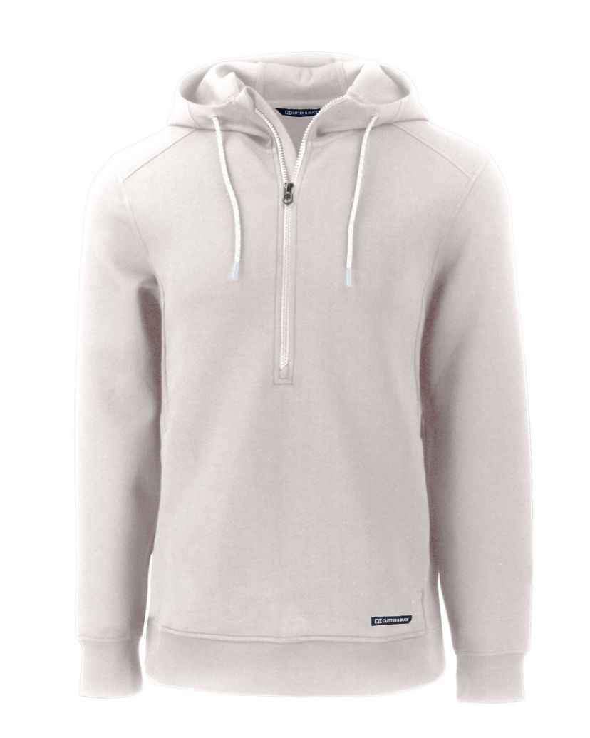 Cutter & Buck Roam Eco Half Zip Recycled Mens Hooded Pullover