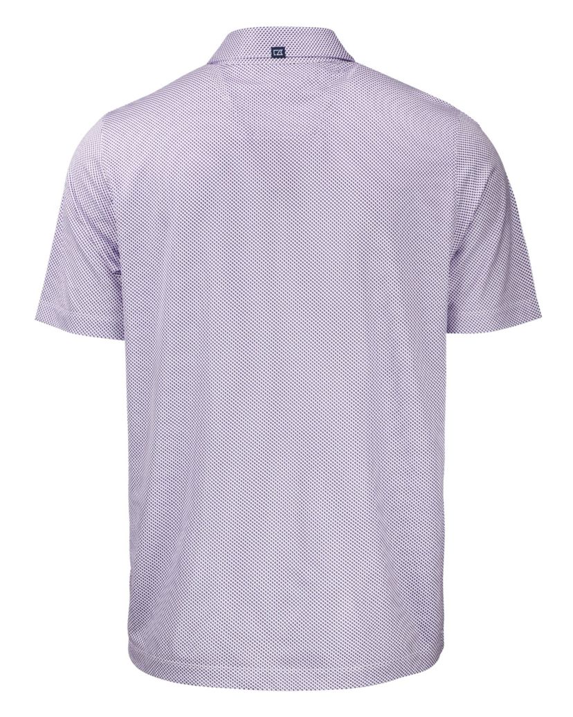 NCAA LSU Tigers Pike Eco Symmetry Print Stretch Recycled Polo