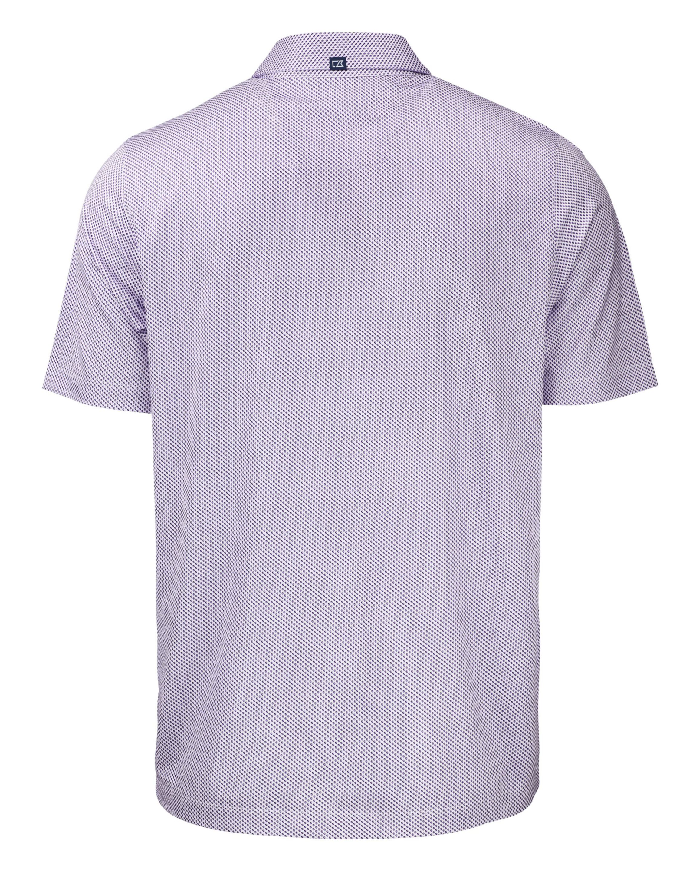NCAA Clemson Tigers Pike Eco Symmetry Print Stretch Recycled Polo