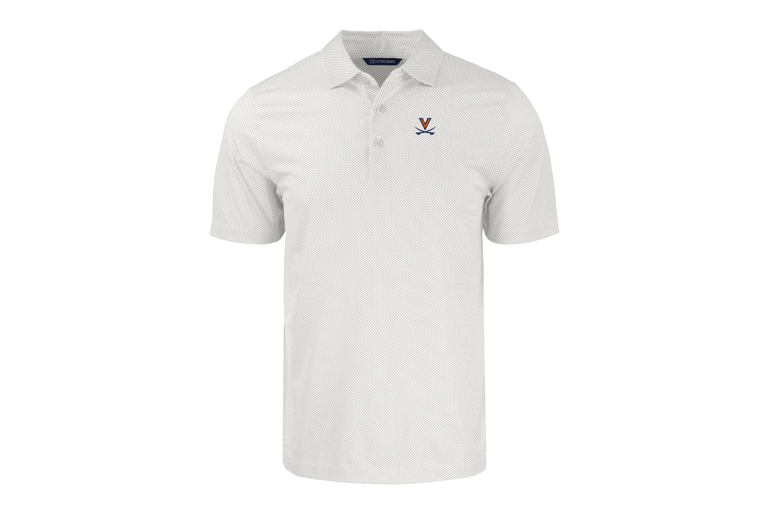 NCAA Virginia Cavaliers Pike Eco Symmetry Print Stretch Recycled Polo