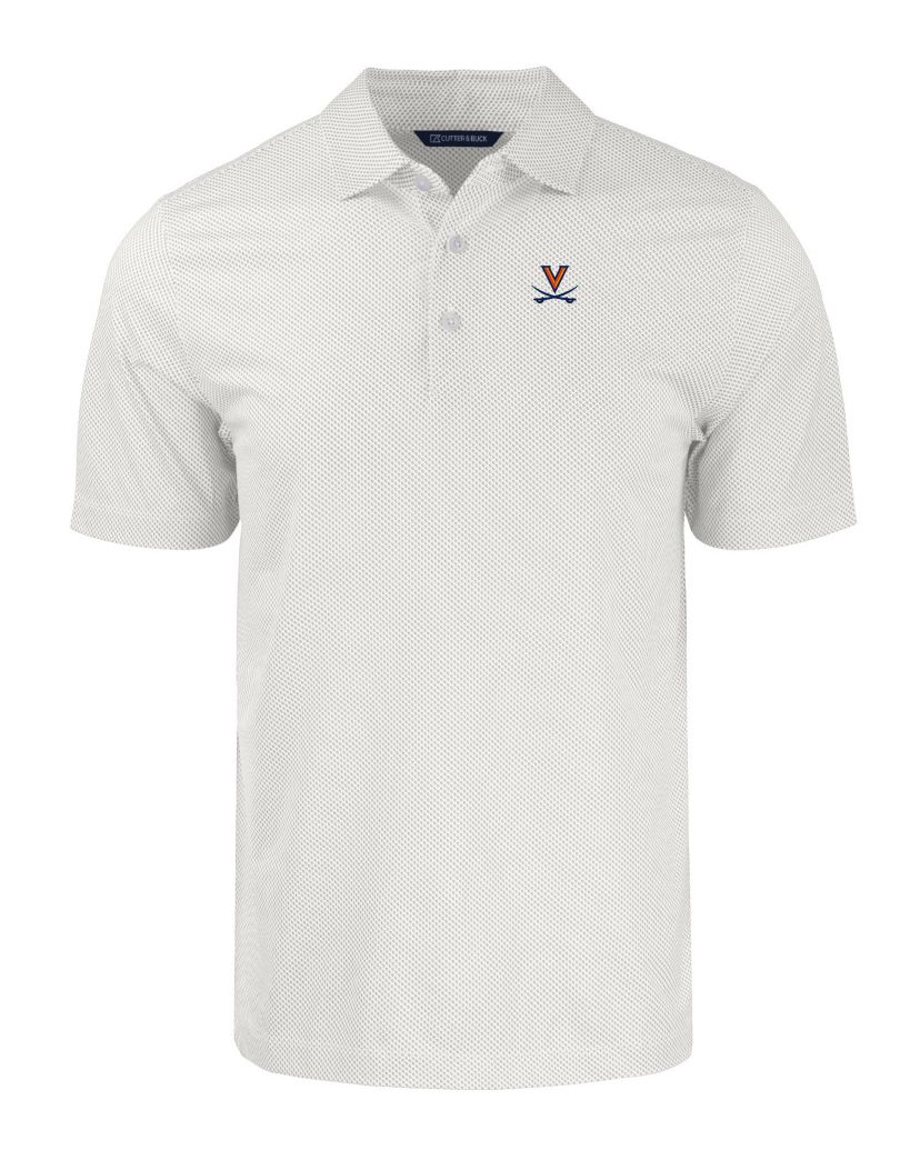 NCAA Virginia Cavaliers Pike Eco Symmetry Print Stretch Recycled Polo