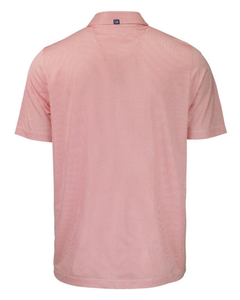 NCAA Georgia Bulldogs Pike Eco Symmetry Print Stretch Recycled Polo