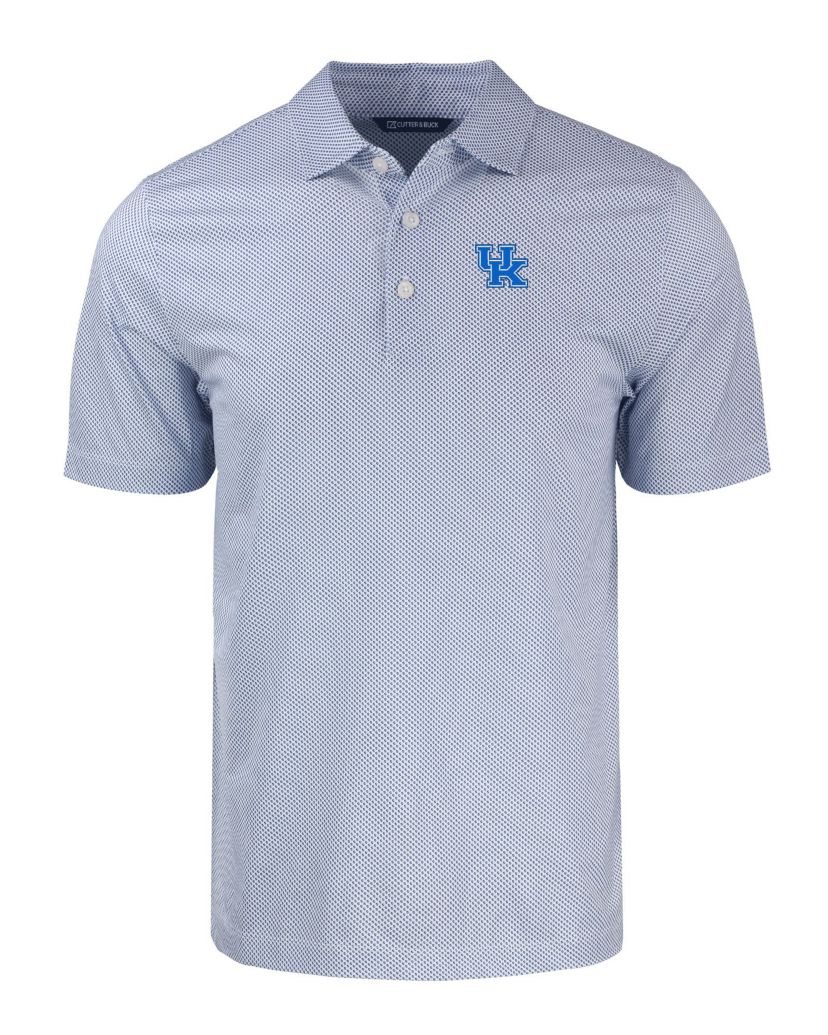 NCAA Kentucky Wildcats Pike Eco Symmetry Print Stretch Recycled Polo