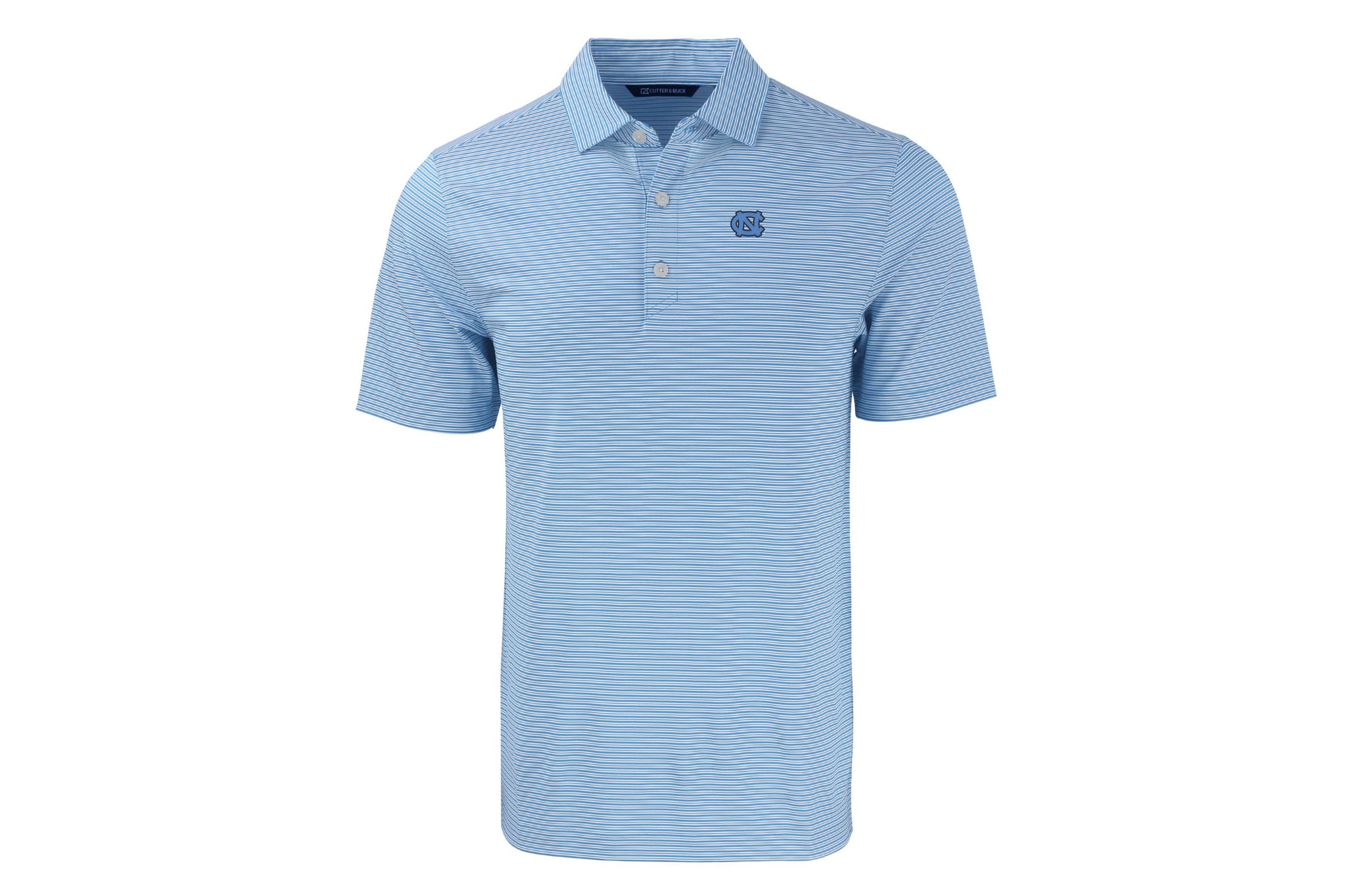 NCAA North Carolina Tar Heels Forge Eco Double Stripe Stretch Recycled Polo