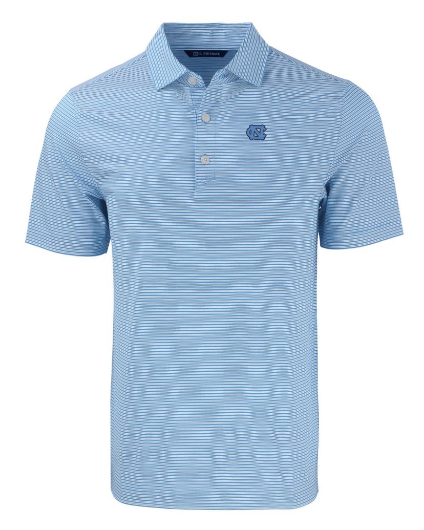 NCAA North Carolina Tar Heels Forge Eco Double Stripe Stretch Recycled Polo