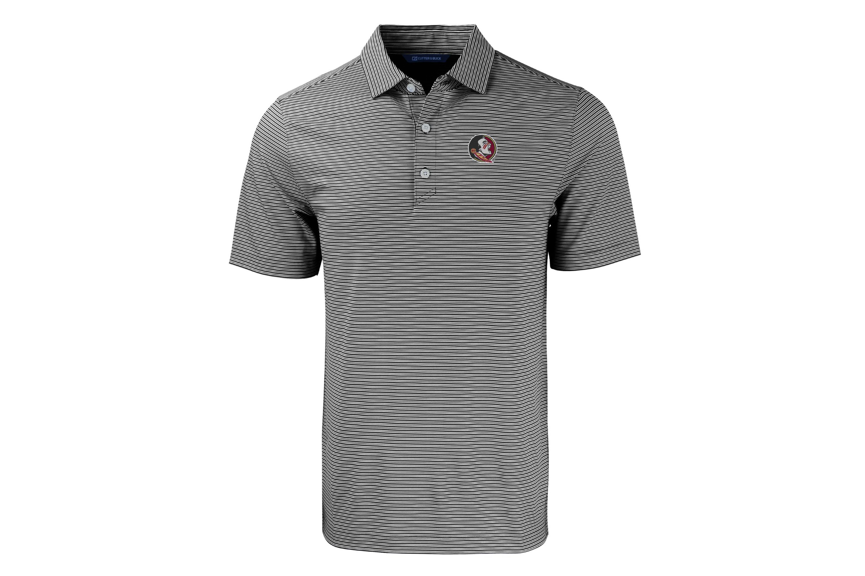 NCAA Florida State Seminoles Forge Eco Double Stripe Stretch Recycled Polo