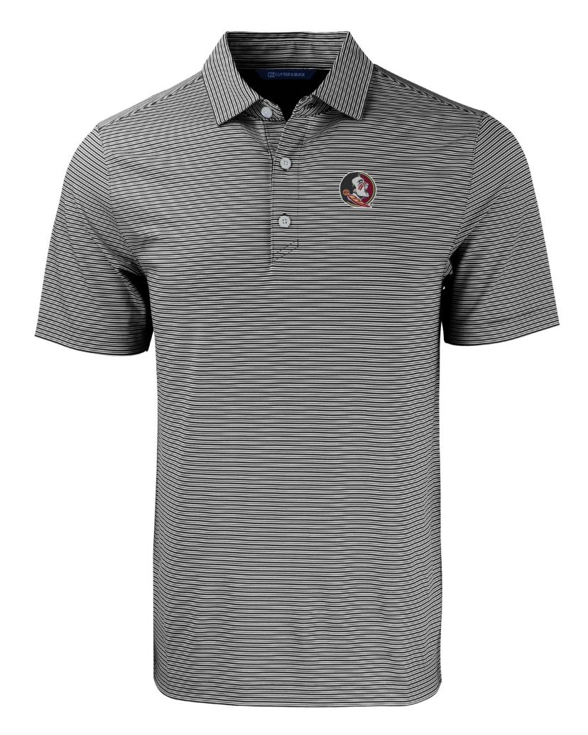 NCAA Florida State Seminoles Forge Eco Double Stripe Stretch Recycled Polo