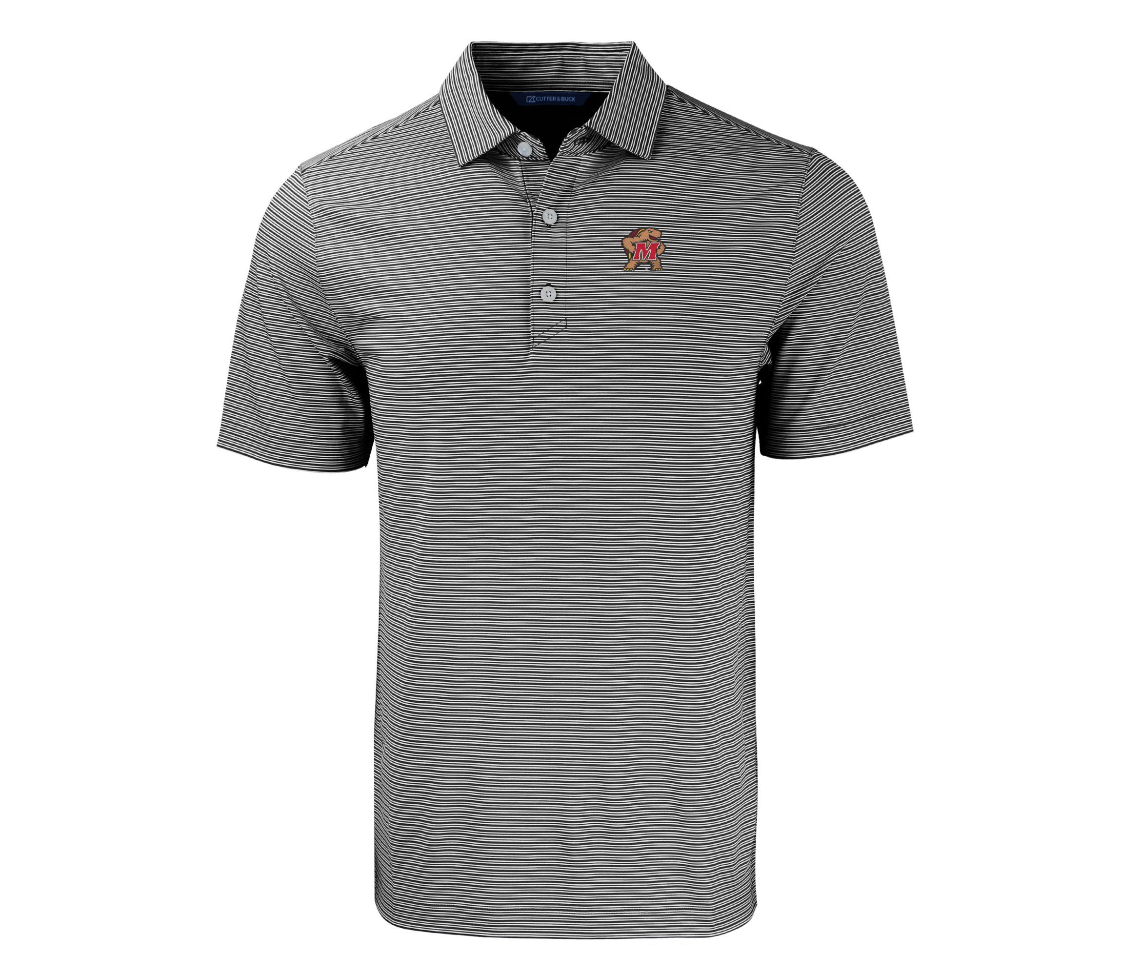 NCAA Maryland Terrapins Forge Eco Double Stripe Stretch Recycled Polo