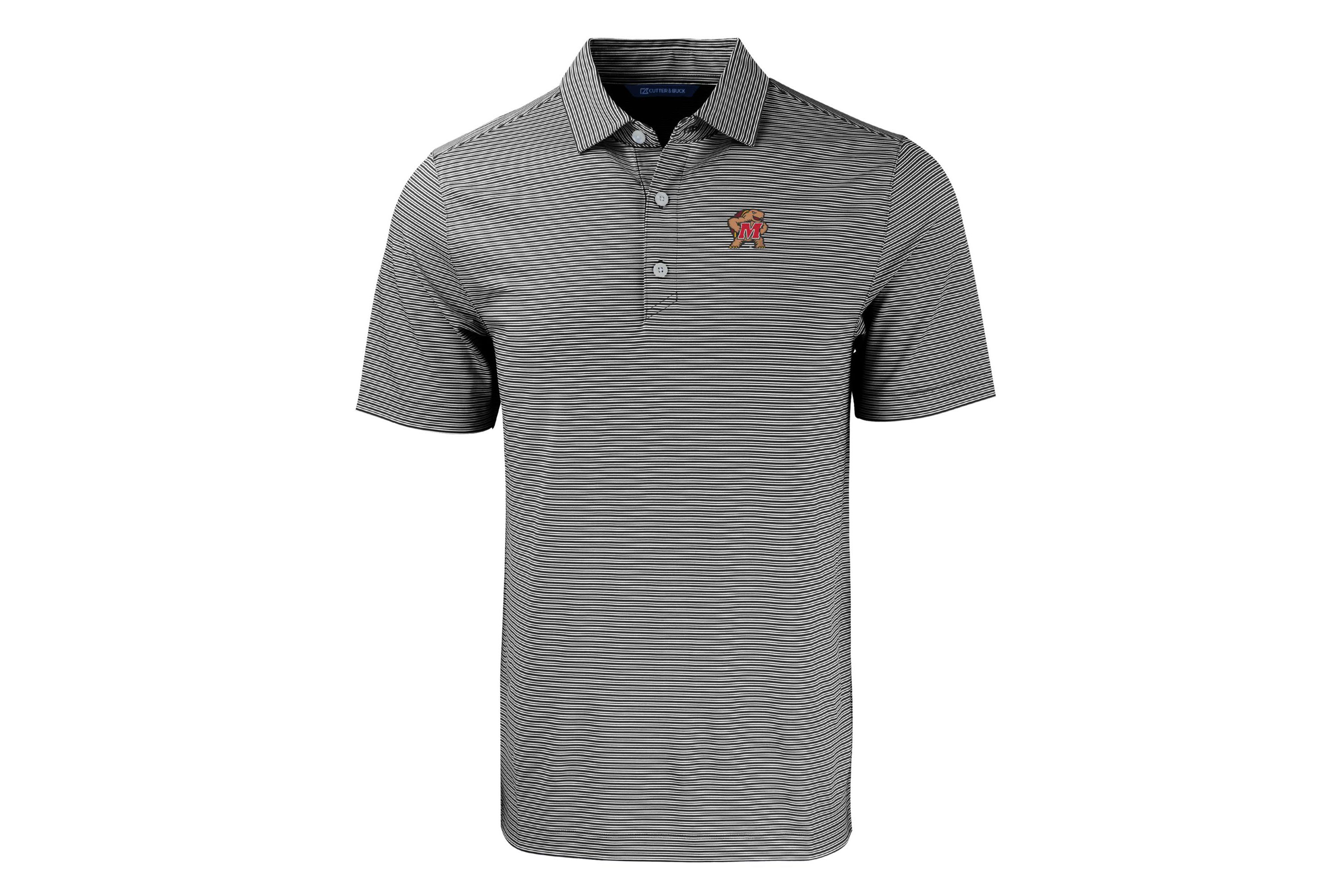 NCAA Maryland Terrapins Forge Eco Double Stripe Stretch Recycled Polo