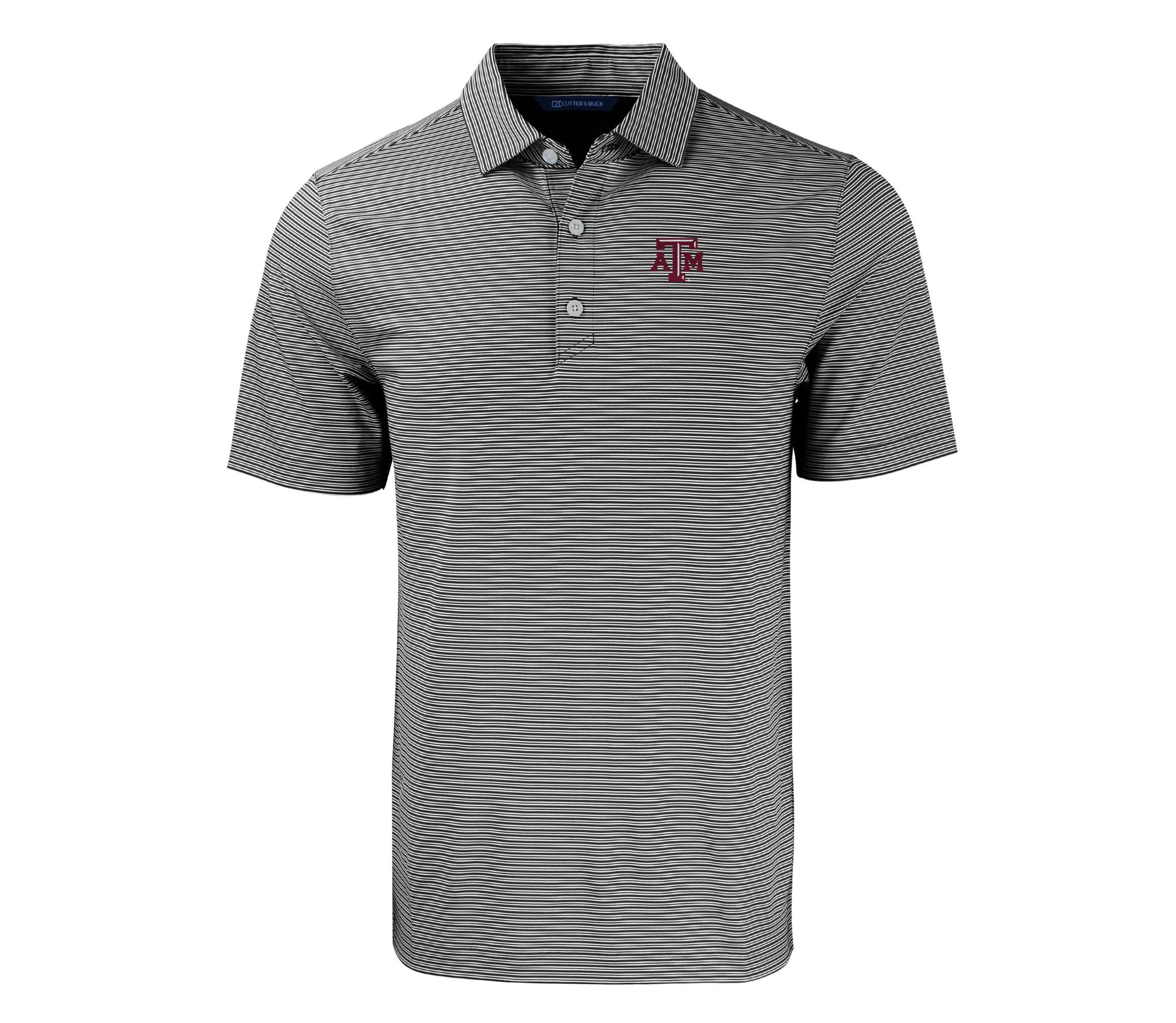NCAA Texas A&M Aggies Forge Eco Double Stripe Stretch Recycled Polo