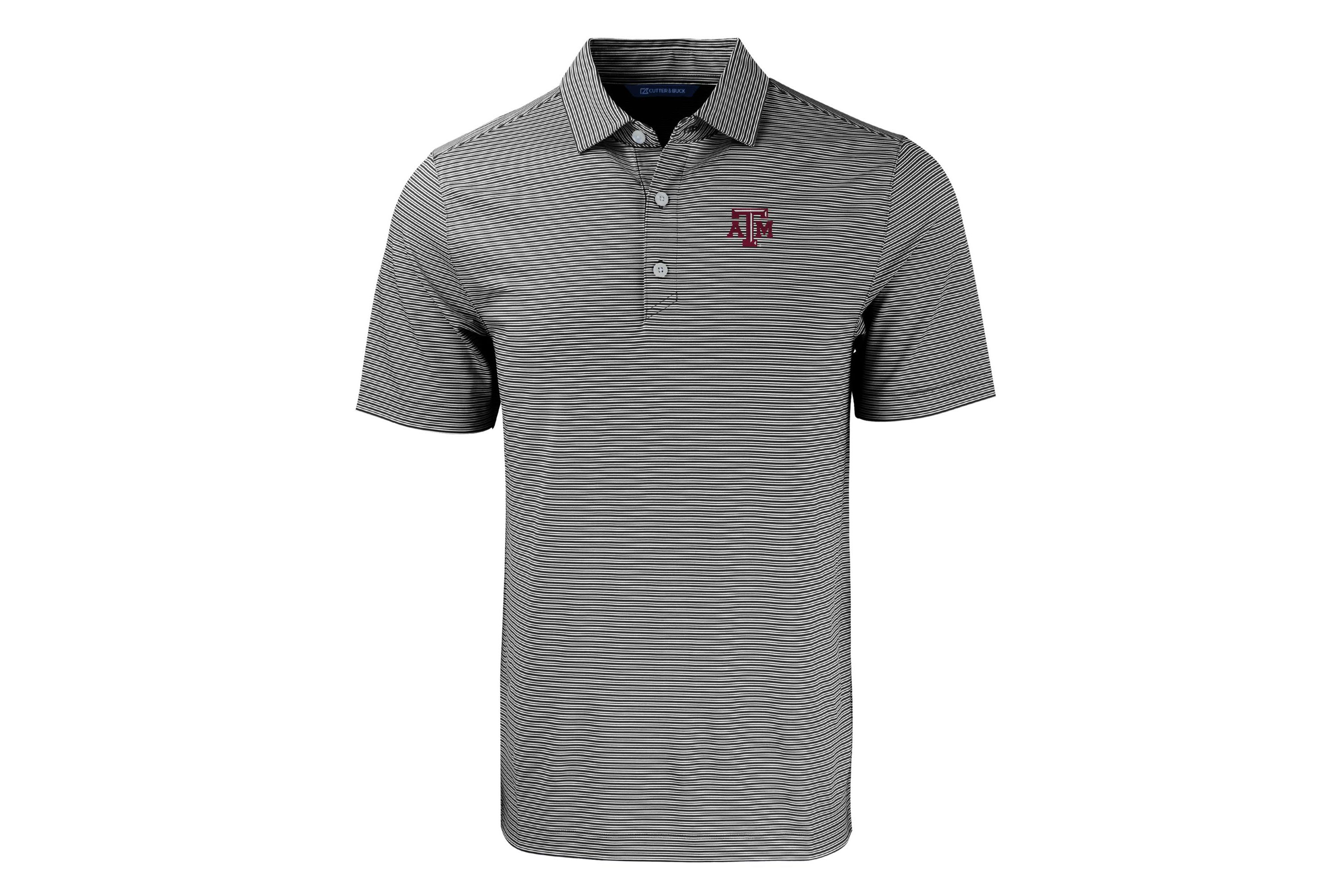 NCAA Texas A&M Aggies Forge Eco Double Stripe Stretch Recycled Polo