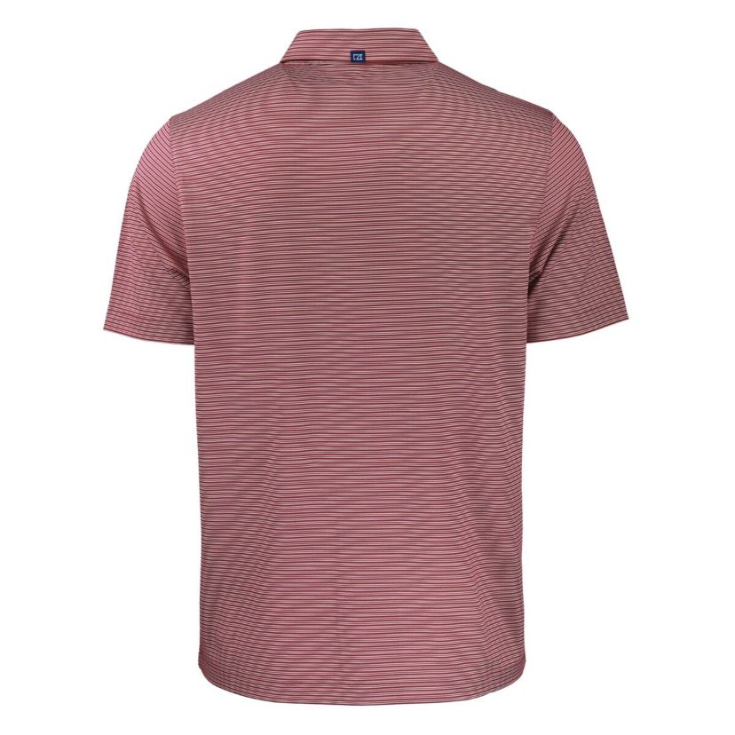 NCAA Virginia Tech Hokies Forge Eco Double Stripe Stretch Recycled Polo