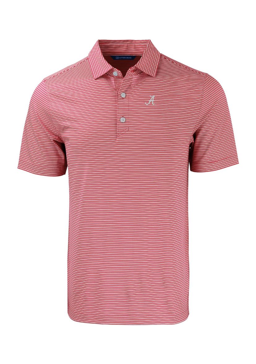 Alabama Crimson Tide NCAA Alabama Tide Forge Eco Double Stripe Stretch Recycled Polo