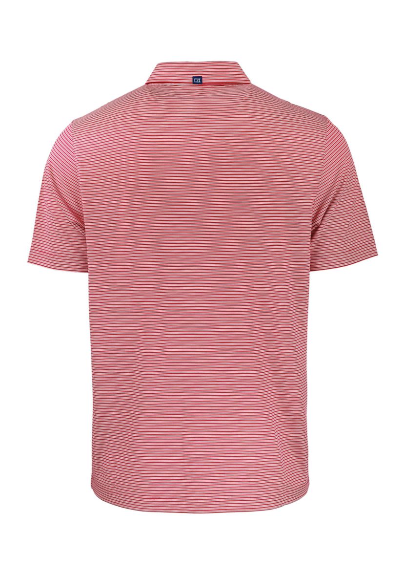 Alabama Crimson Tide NCAA Alabama Tide Forge Eco Double Stripe Stretch Recycled Polo