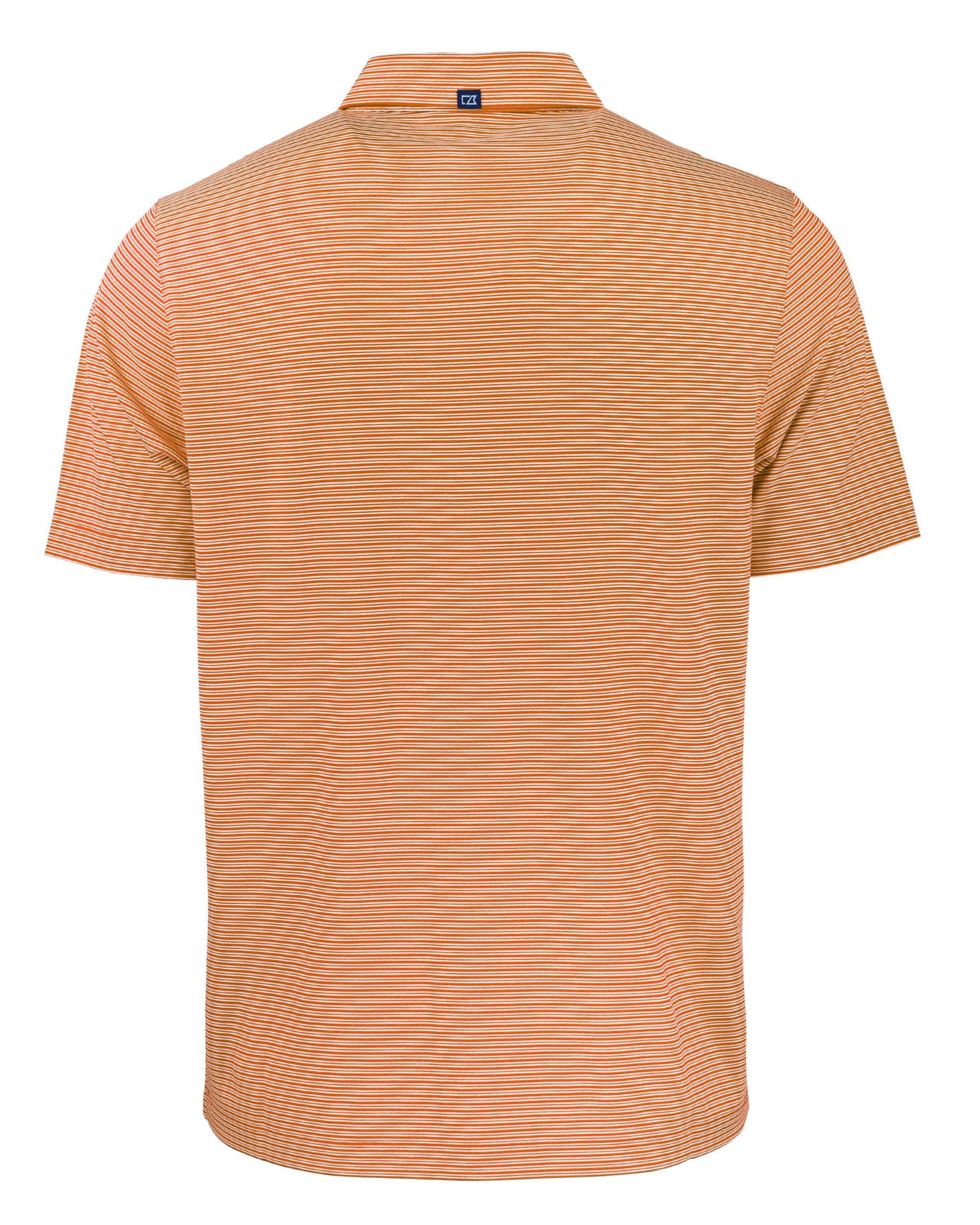 NCAA Clemson Tigers Forge Eco Double Stripe Stretch Recycled Polo