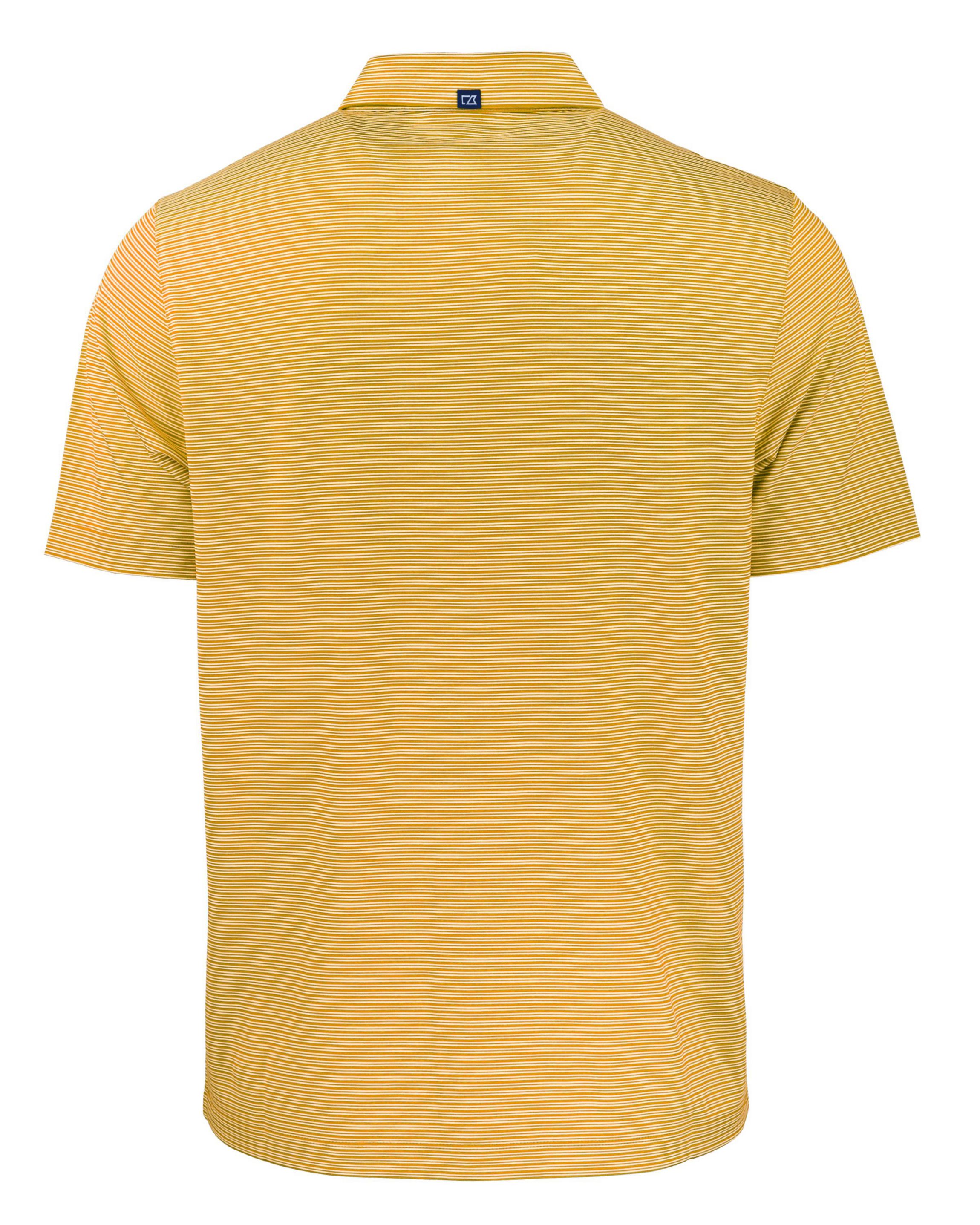 NCAA LSU Tigers Forge Eco Double Stripe Stretch Recycled Polo