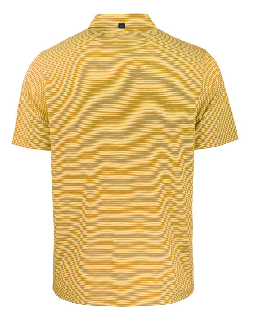 NCAA LSU Tigers Forge Eco Double Stripe Stretch Recycled Polo