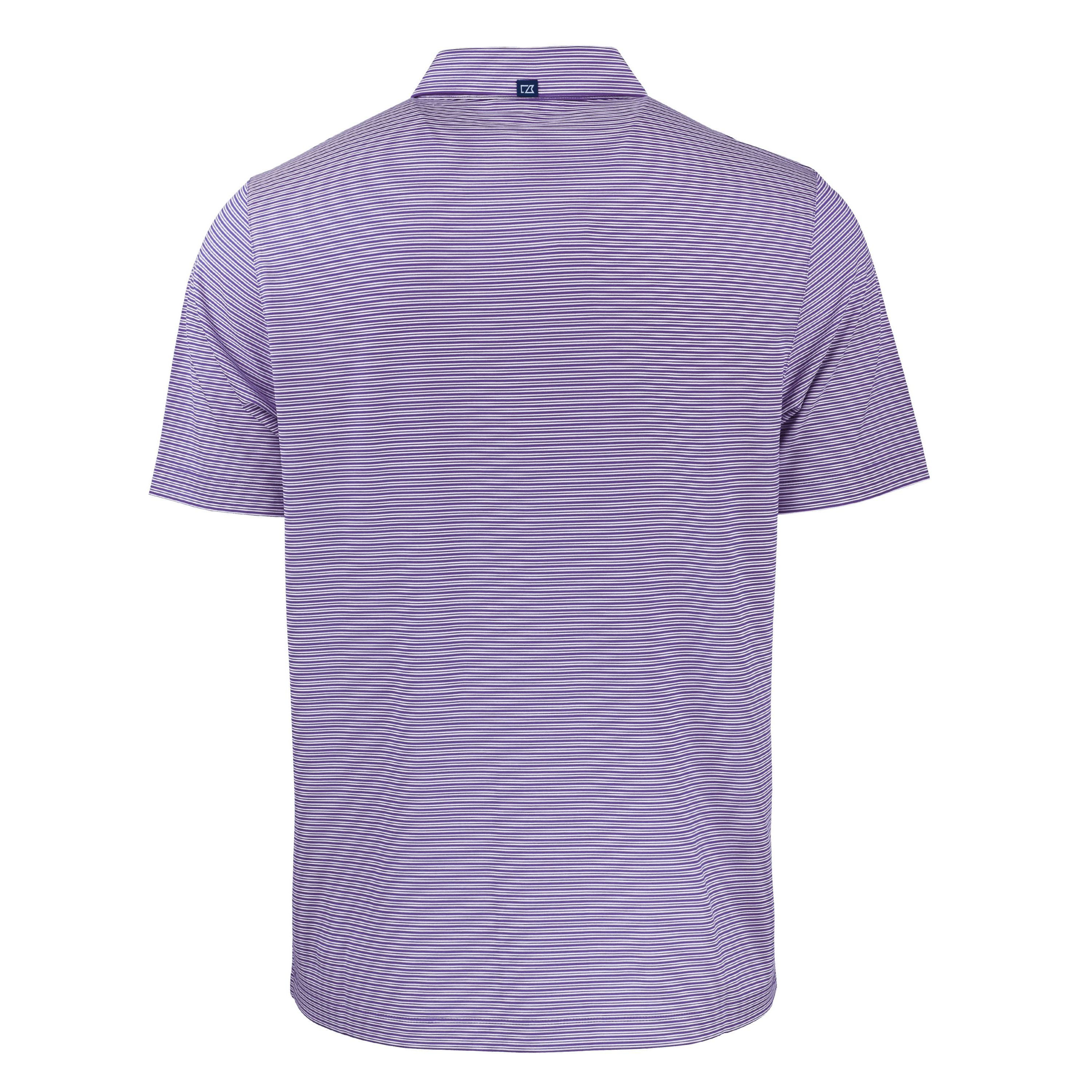 NCAA Clemson Tigers Forge Eco Double Stripe Stretch Recycled Polo