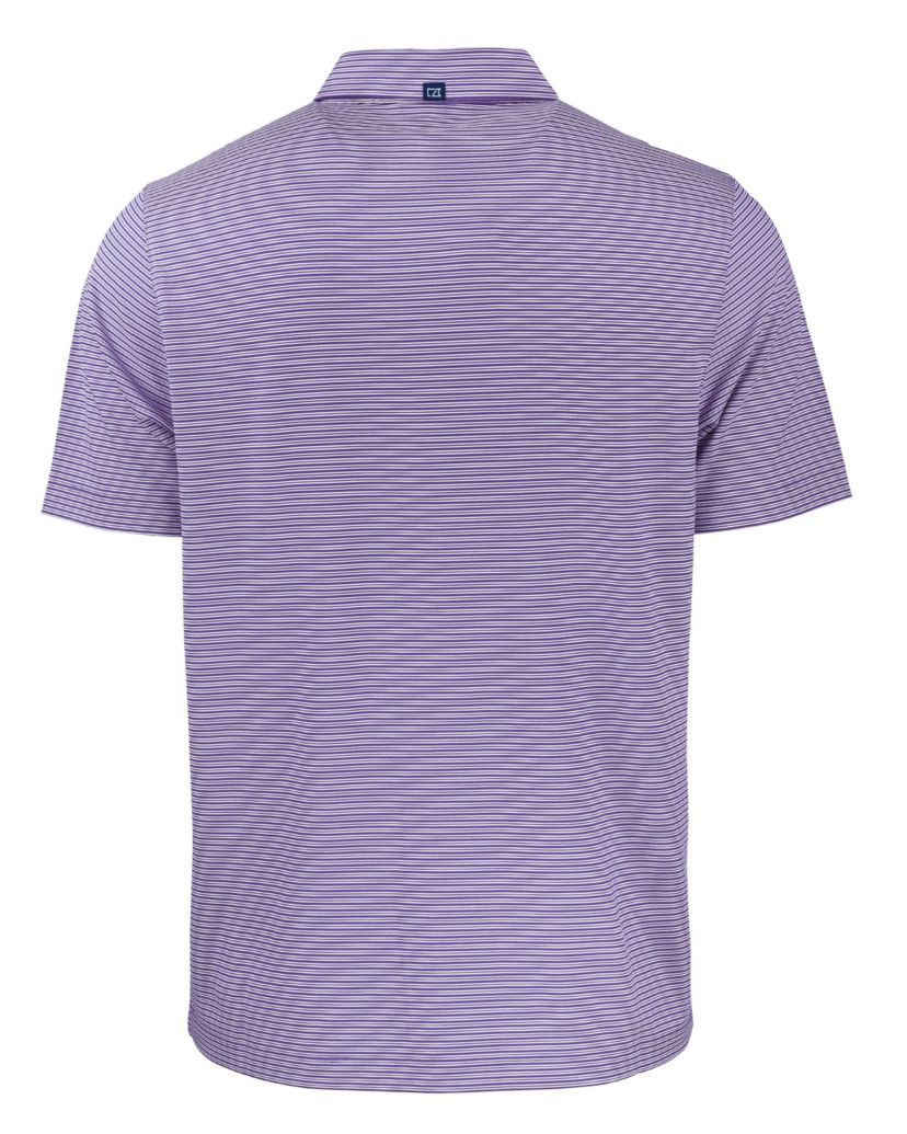 NCAA Clemson Tigers Forge Eco Double Stripe Stretch Recycled Polo
