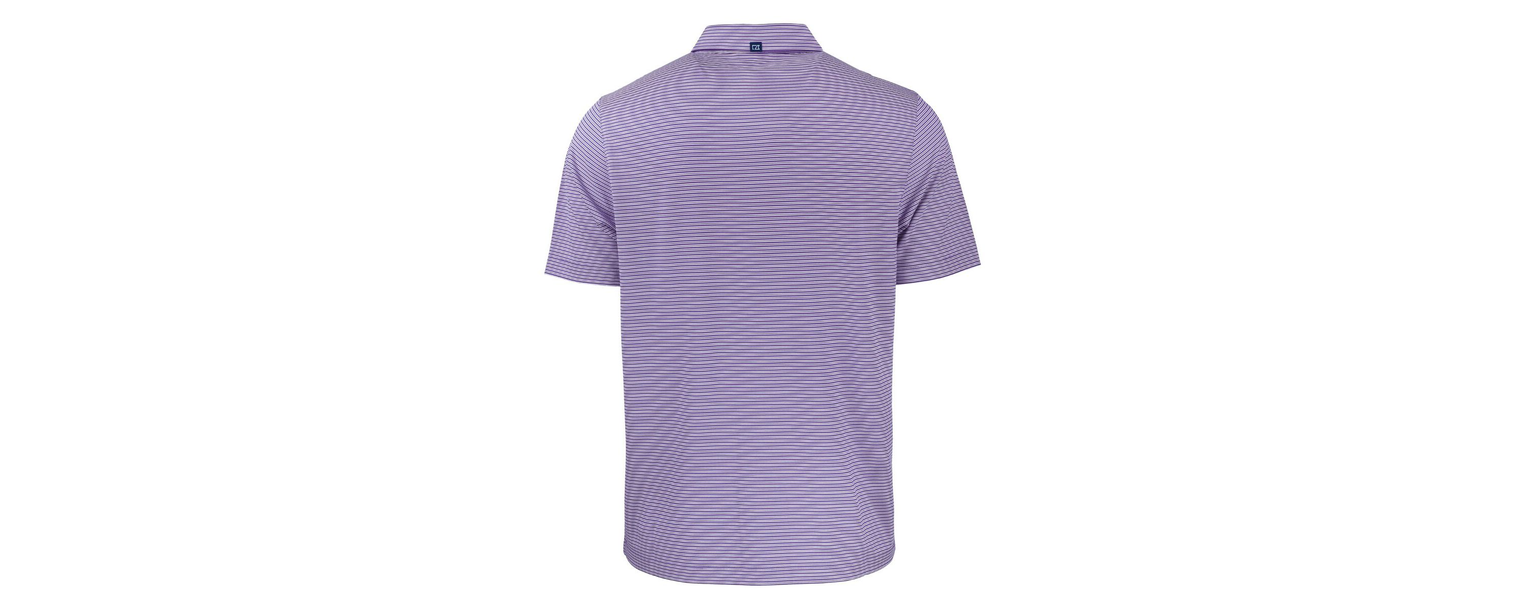 NCAA Clemson Tigers Forge Eco Double Stripe Stretch Recycled Polo