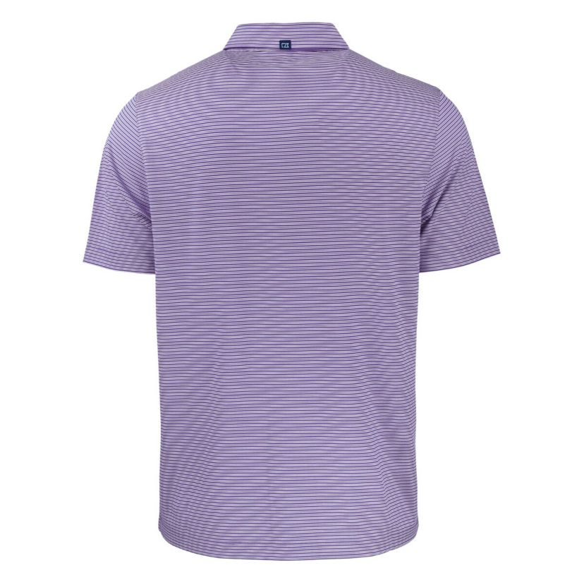 NCAA Clemson Tigers Forge Eco Double Stripe Stretch Recycled Polo