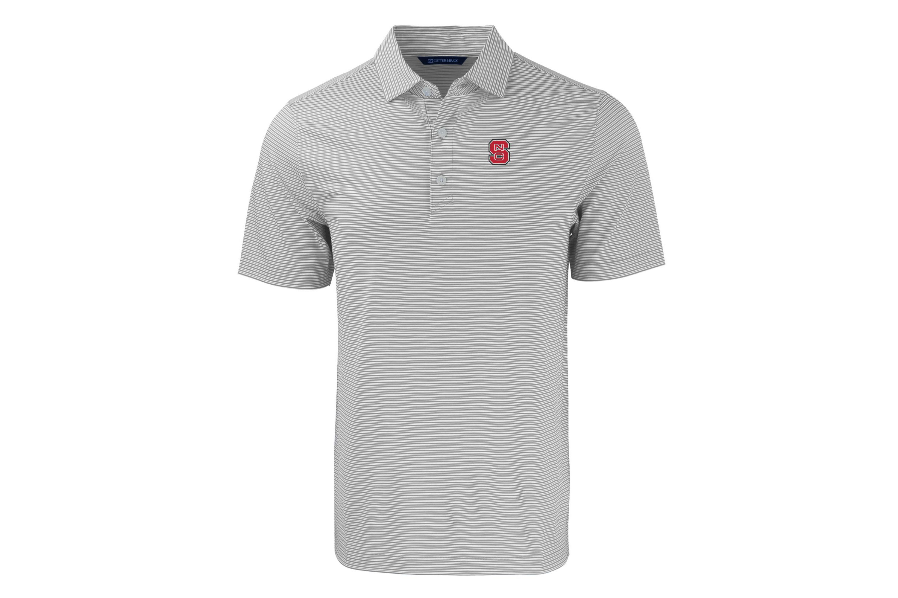 NCAA NC State Wolfpack Forge Eco Double Stripe Stretch Recycled Polo