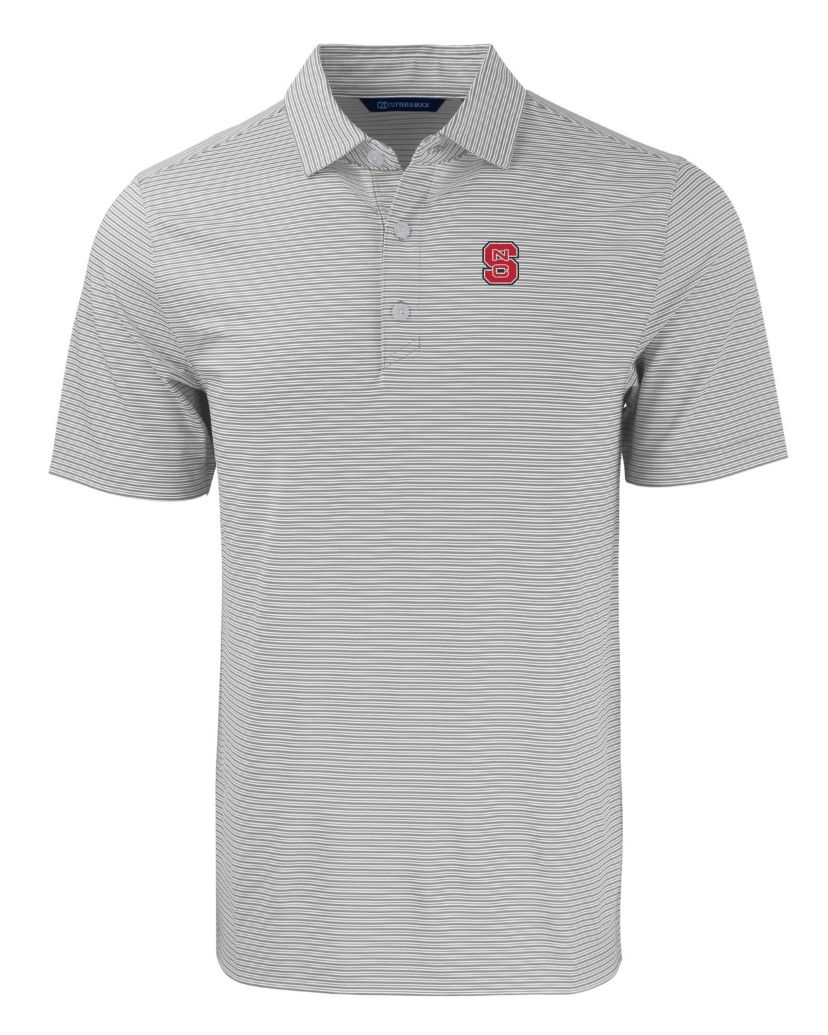 NCAA NC State Wolfpack Forge Eco Double Stripe Stretch Recycled Polo