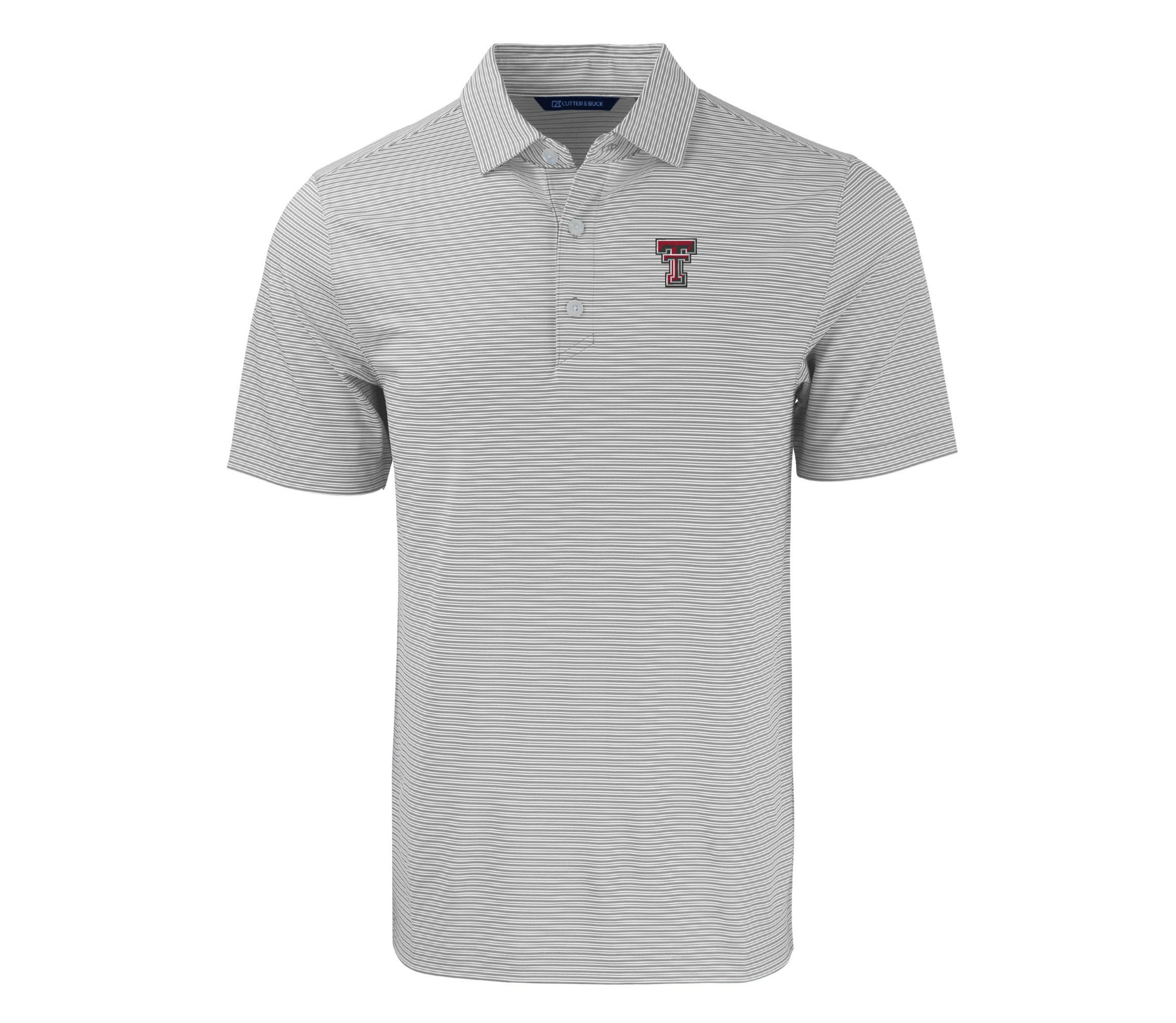 NCAA Texas Tech Red Raiders Forge Eco Double Stripe Stretch Recycled Polo