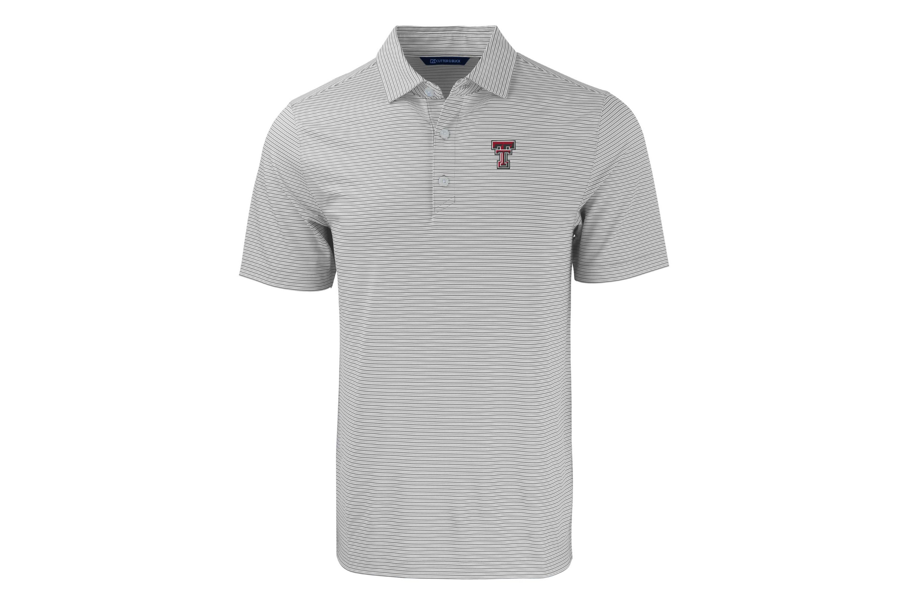 NCAA Texas Tech Red Raiders Forge Eco Double Stripe Stretch Recycled Polo