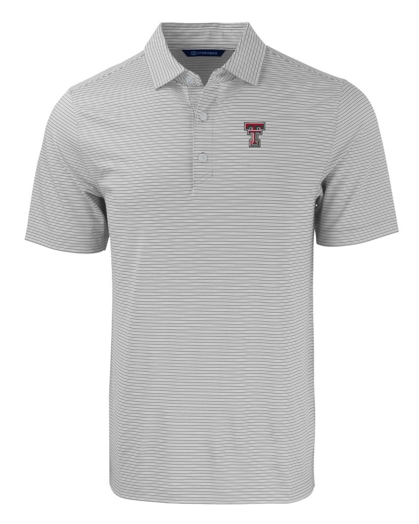 NCAA Texas Tech Red Raiders Forge Eco Double Stripe Stretch Recycled Polo
