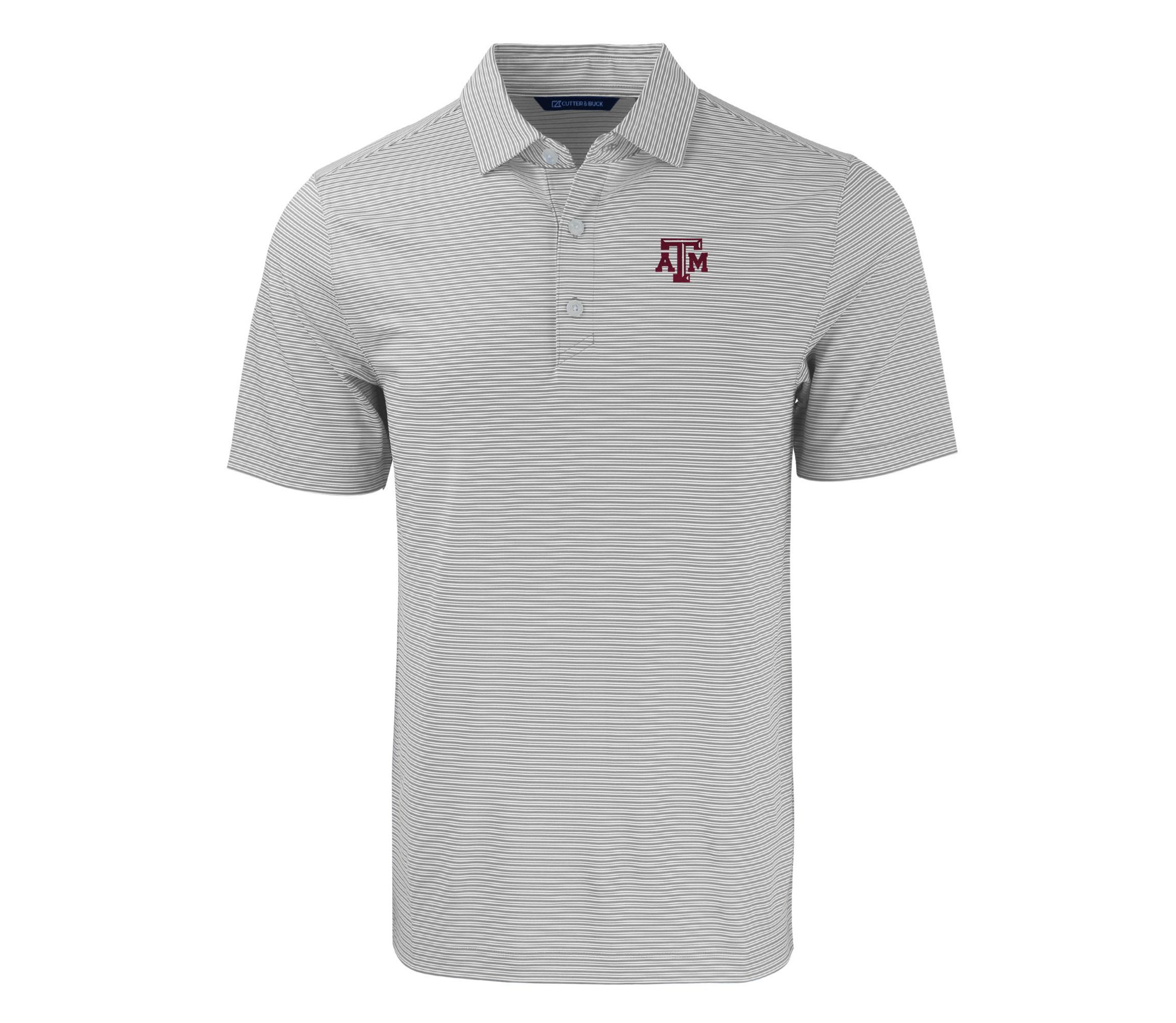 NCAA Texas A&M Aggies Forge Eco Double Stripe Stretch Recycled Polo