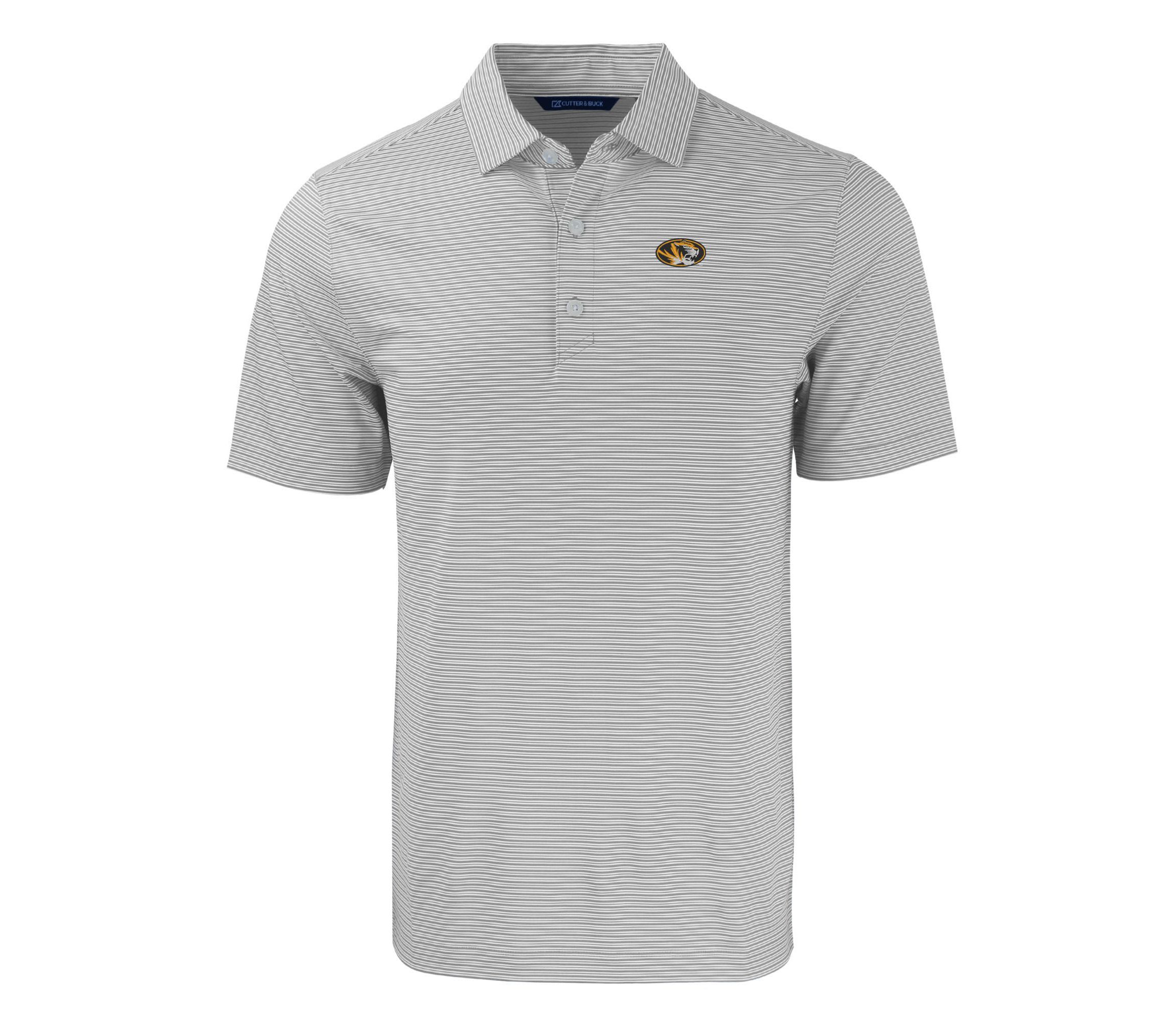 NCAA Missouri Tigers Forge Eco Double Stripe Stretch Recycled Polo
