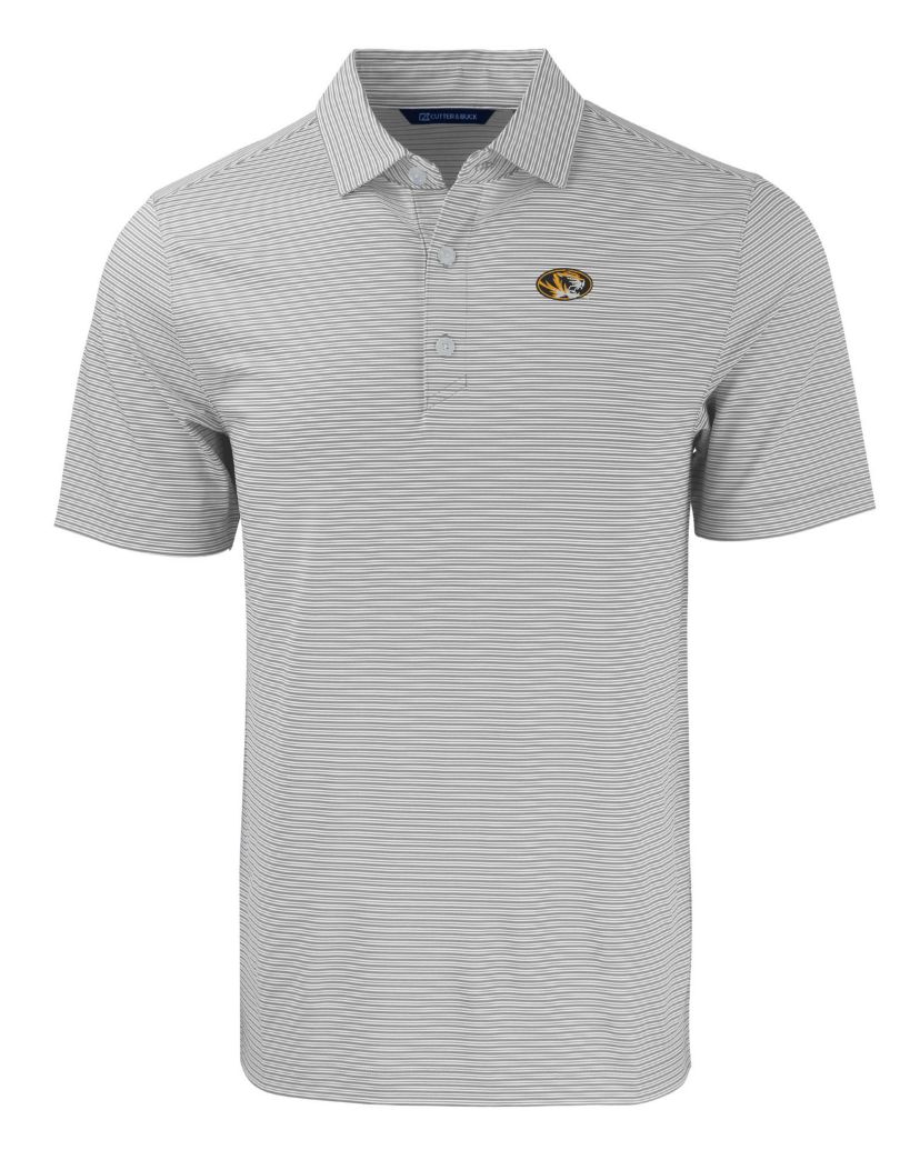 NCAA Missouri Tigers Forge Eco Double Stripe Stretch Recycled Polo