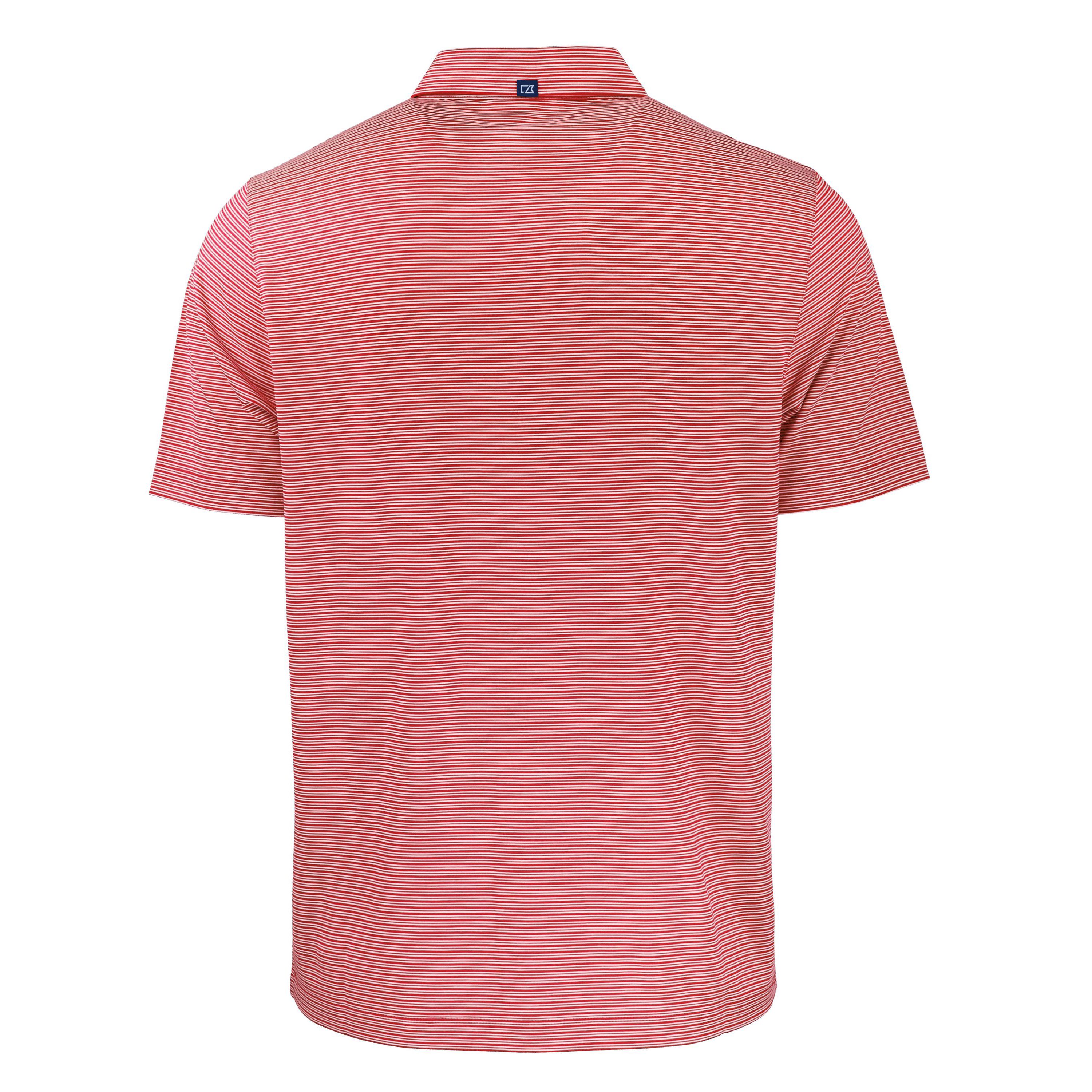 NCAA Louisville Cardinals Forge Eco Double Stripe Stretch Recycled Polo
