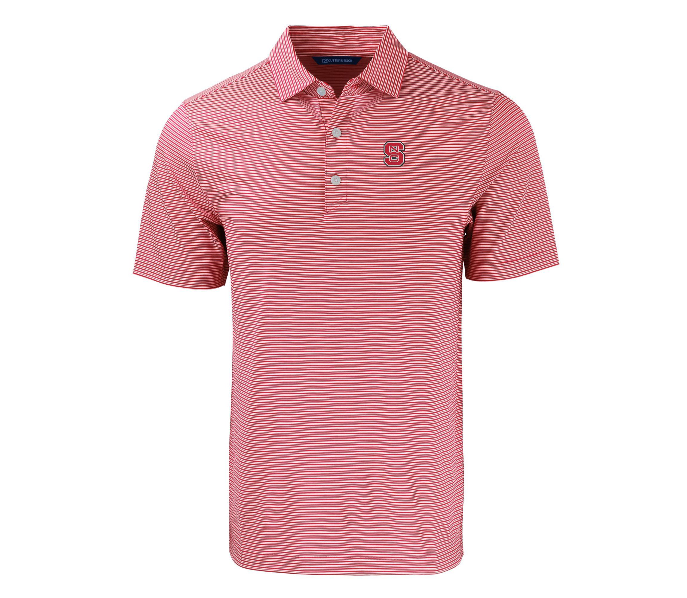 NCAA NC State Wolfpack Forge Eco Double Stripe Stretch Recycled Polo